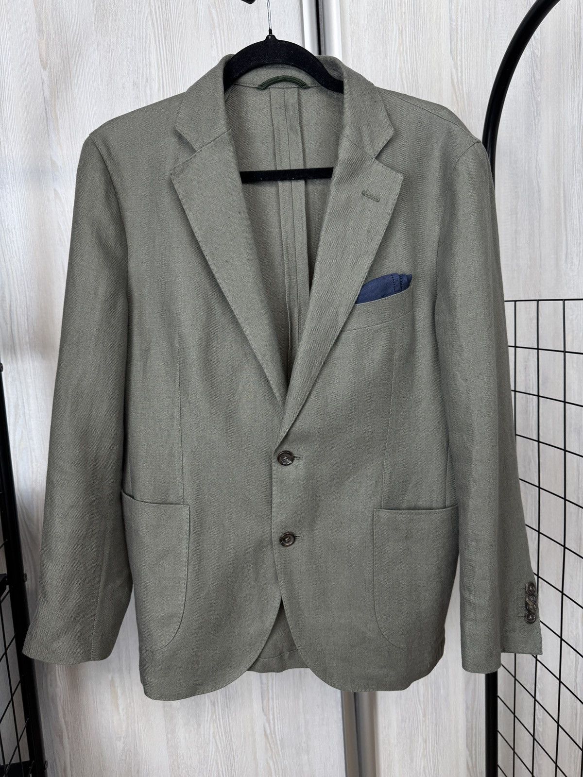 Other Pelikamo Zurich Sakko Casual pure linen unlined blazer Size 40R - 3 Thumbnail