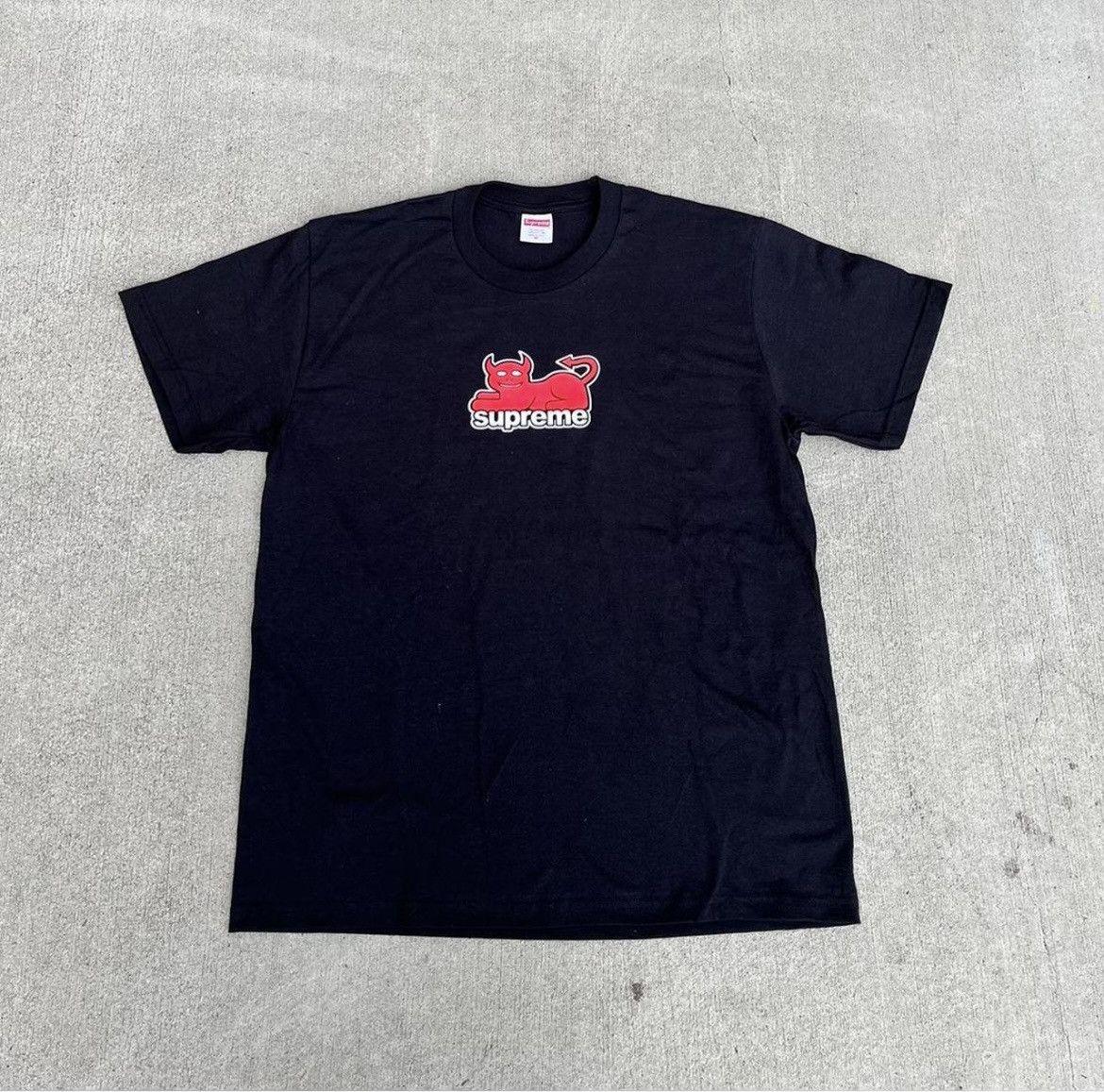 Supreme Toy Machine Black Devil Tee