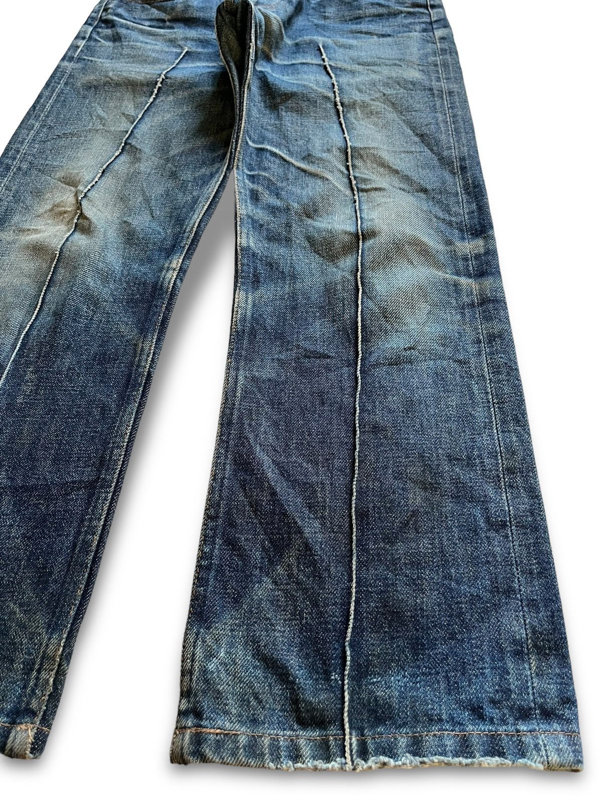 A.P.C. Vintage A.P.C Paris Selvedge Button Fly Mud Wash Jeans Size US 28 / EU 44 - 9 Thumbnail