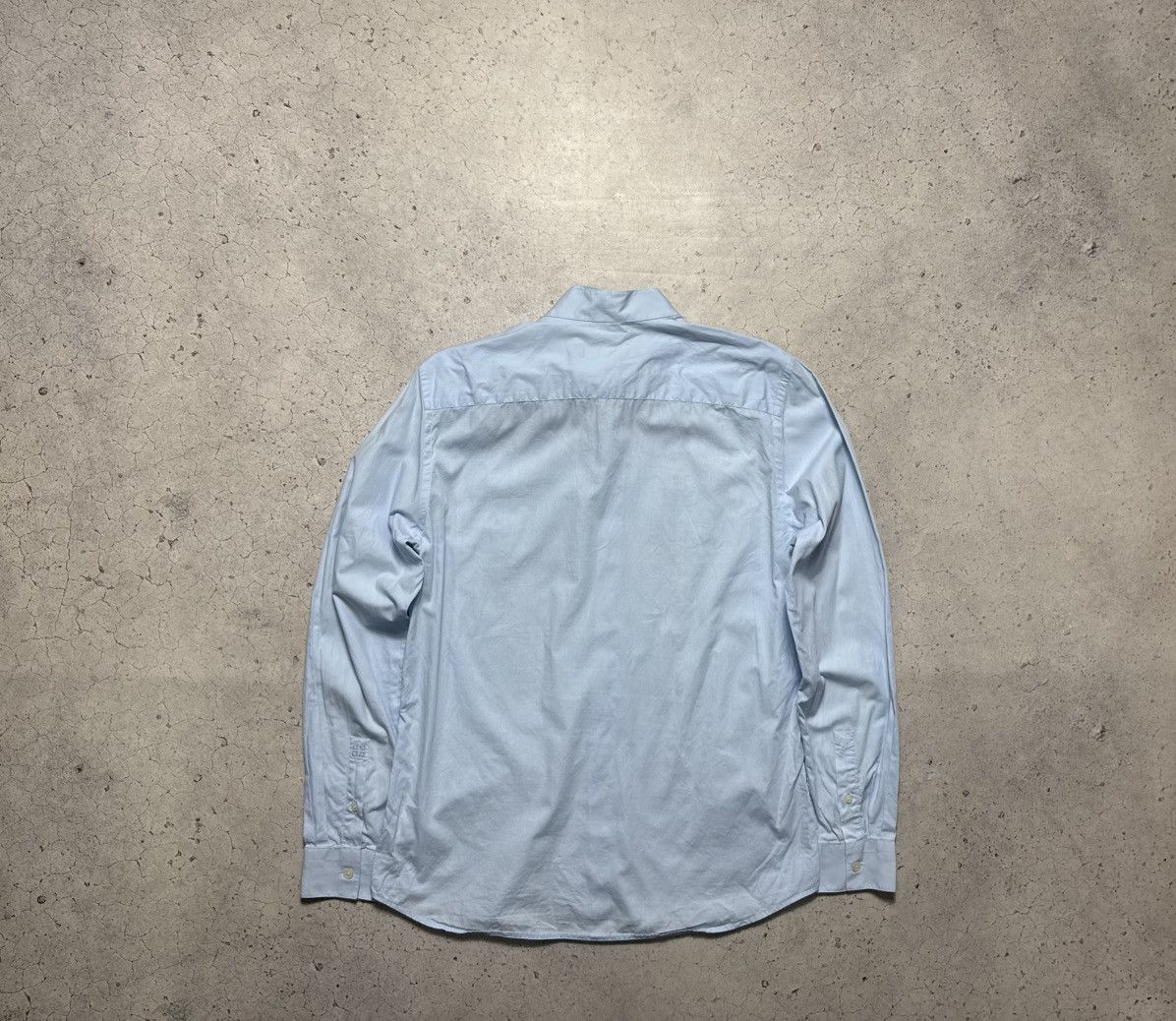 Givenchy Givenchy Luxury Button Up Shirt Blue Size US S / EU 44-46 / 1 - 8 Thumbnail
