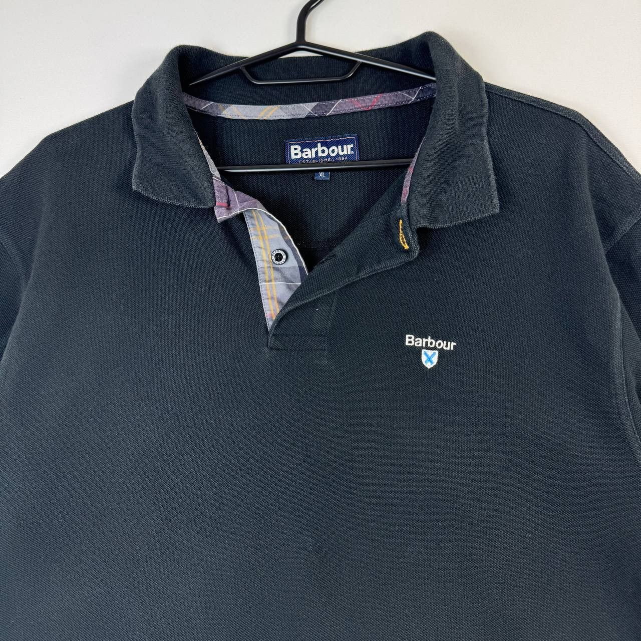 Barbour Barbour Polo Shirt Navy Short Sleeve Mens XL Size US XL / EU 56 / 4 - 2 Thumbnail