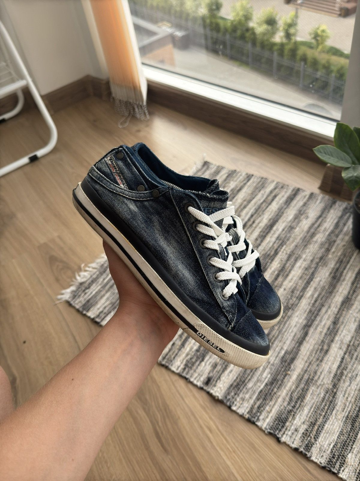 Diesel Vintage Diesel Y2K denim jeans sneakers shoes Size US 6 / EU 39 - 9 Thumbnail