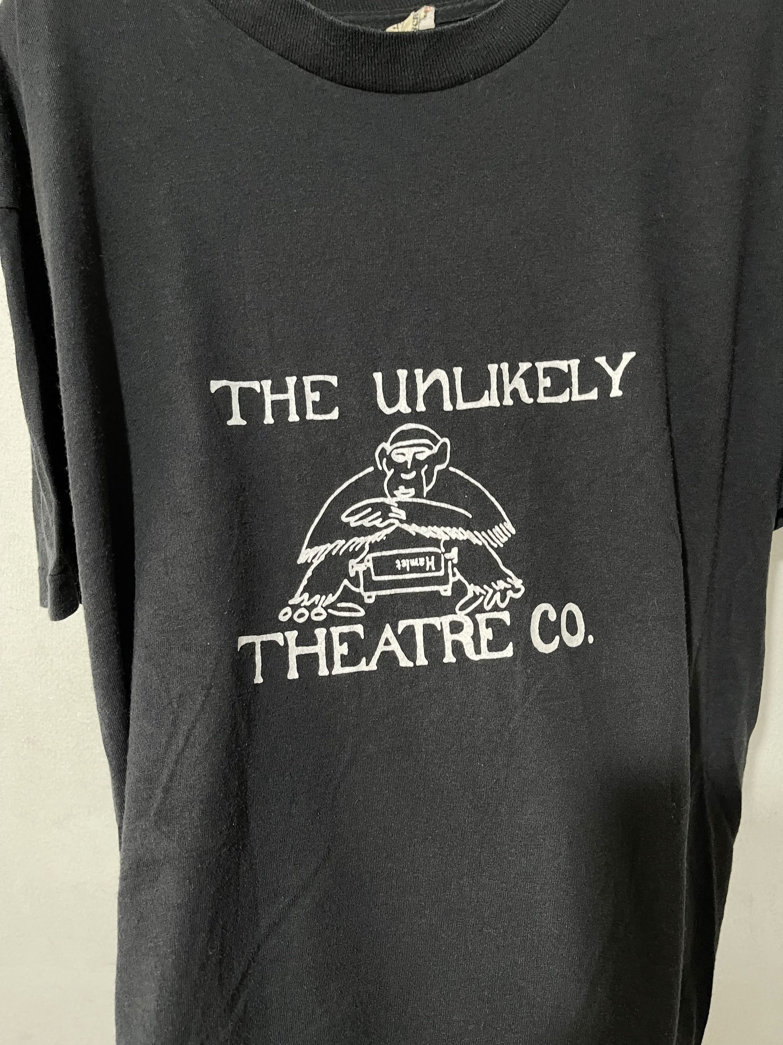 Band Tees × Vintage Vintage 80s The Unlikely Theatre Shirt Size US XL / EU 56 / 4 - 2 Thumbnail
