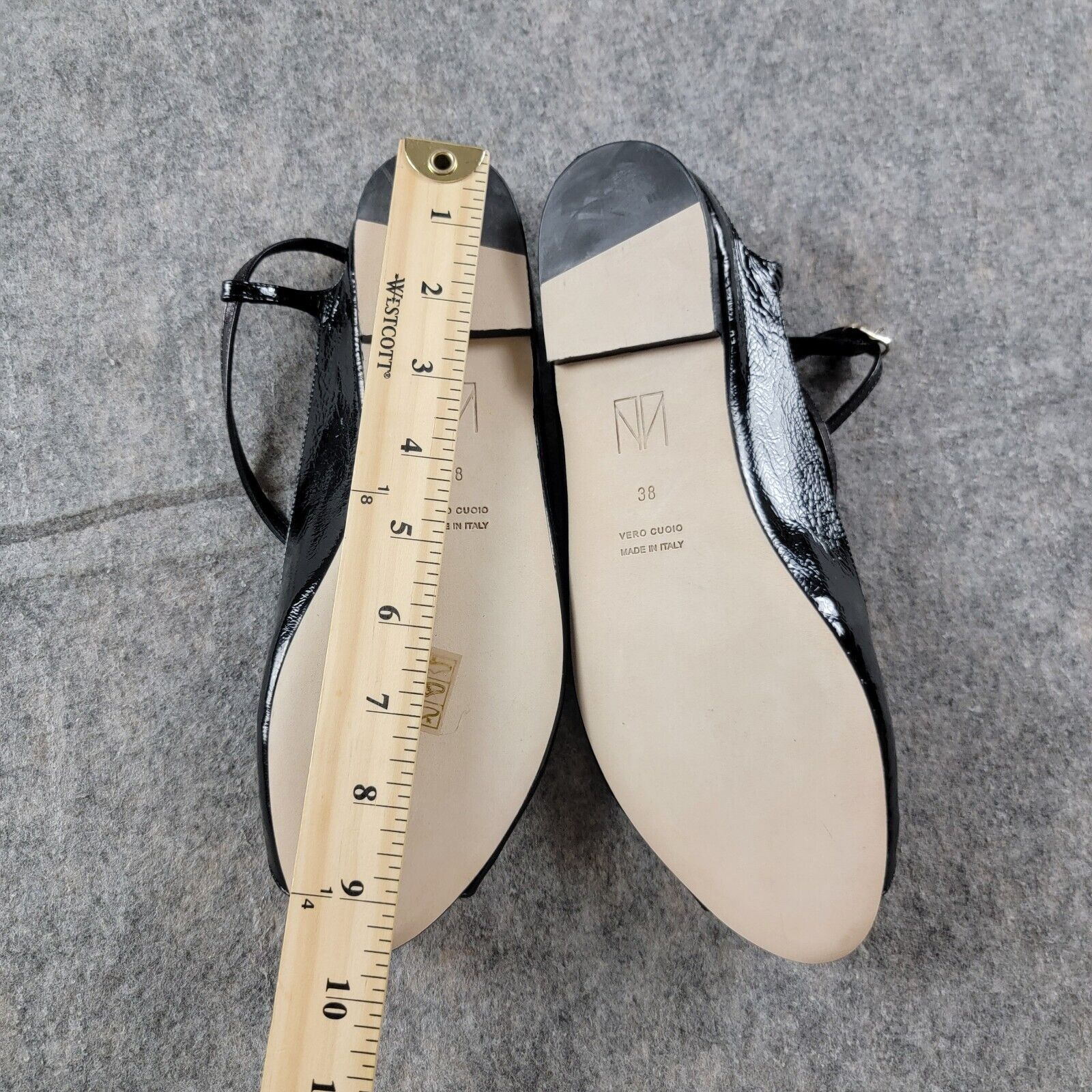 Tamara Mellon Tamara Mellon Napa Leather Ankle Strap Sandal Size US 8 / IT 38 - 9 Thumbnail