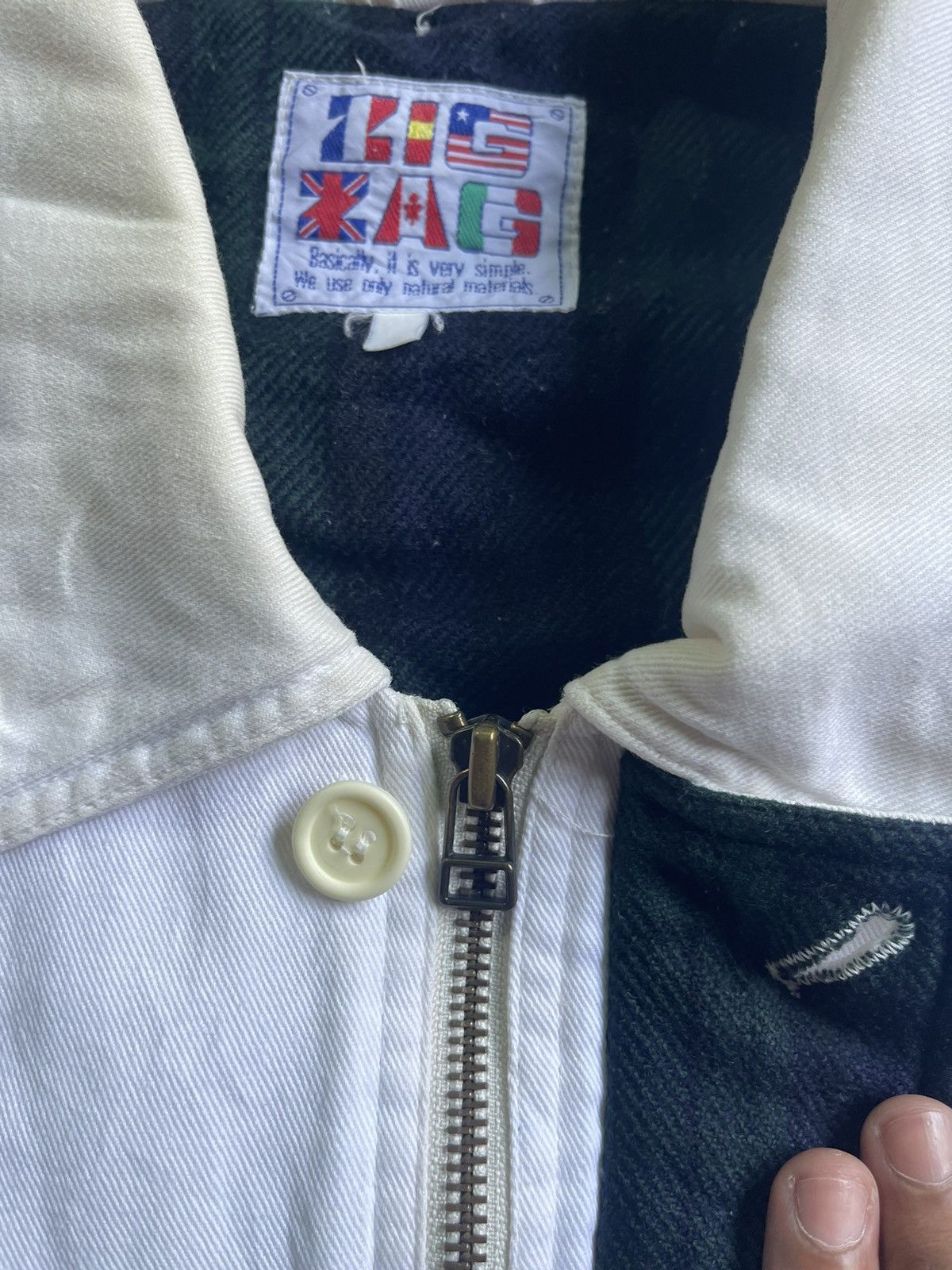 Vintage Vintage Zigzag Formation Bomber Jacket Size US L / EU 52-54 / 3 - 7 Thumbnail