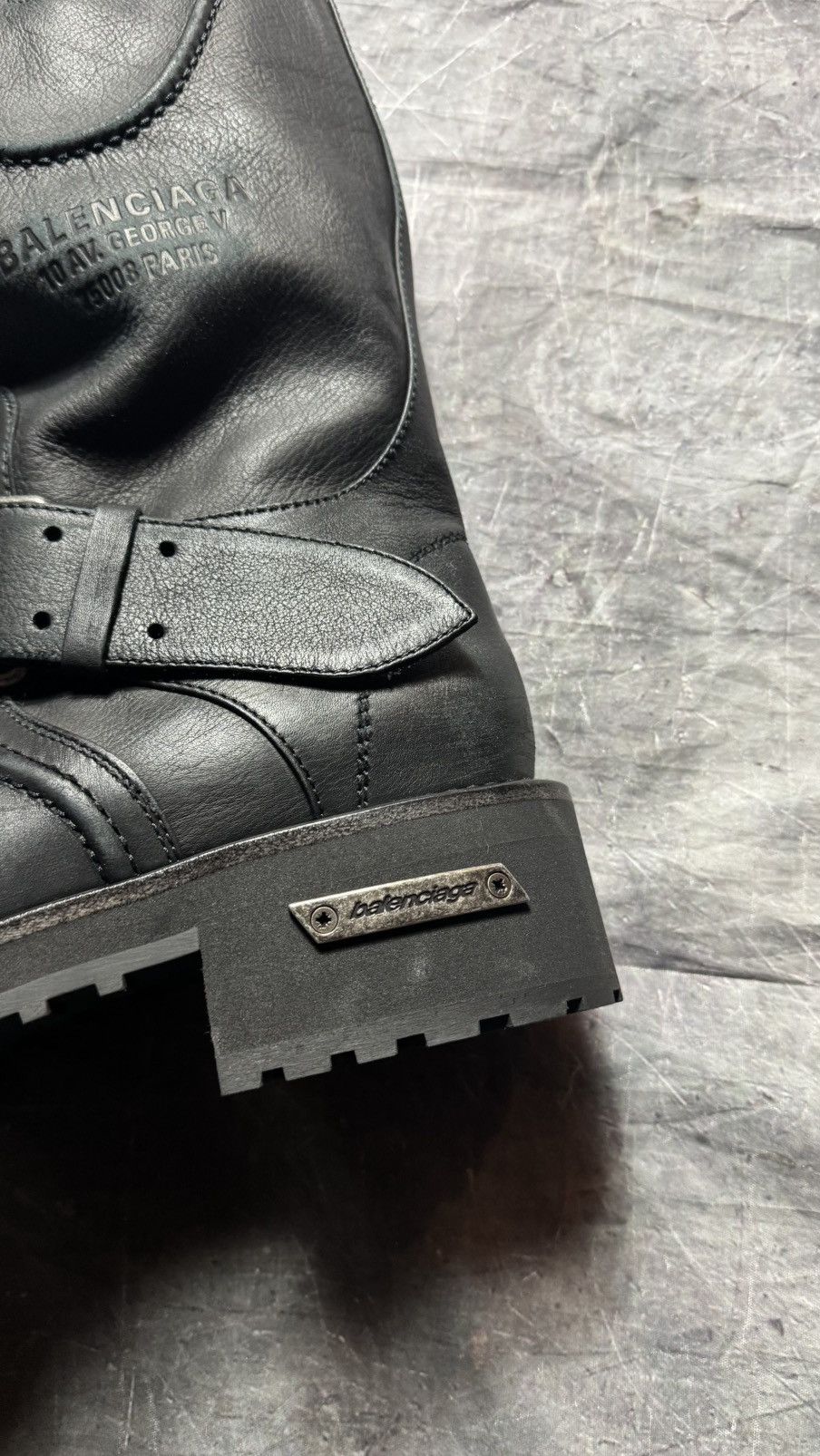 Balenciaga Balenciaga Venom Leather Boots in Black Size US 13 / EU 46 - 4 Thumbnail