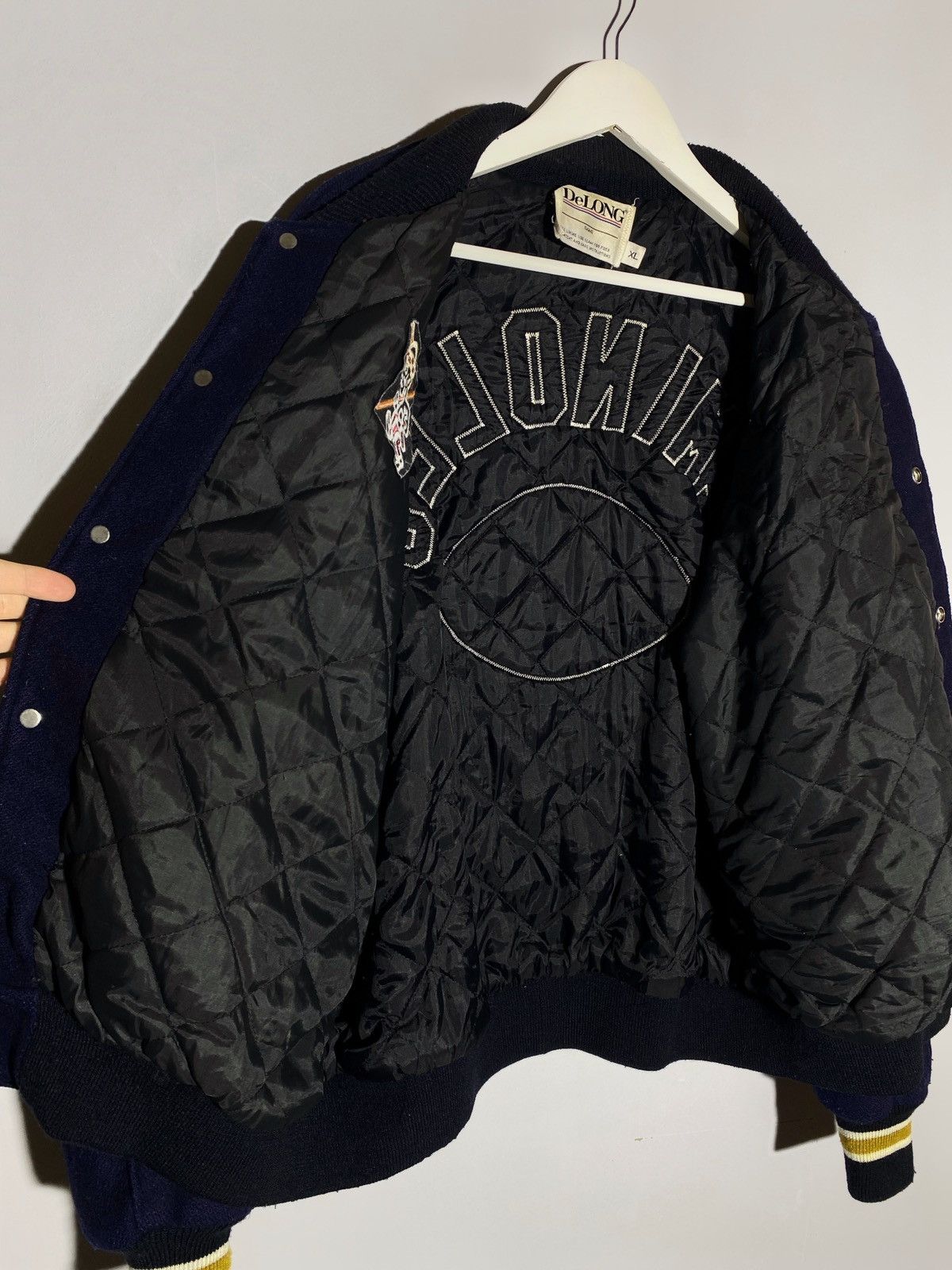 Vintage Vintage 90s De Long Varsity Jacket Seminoles Prospect Park Size US XL / EU 56 / 4 - 21 Thumbnail