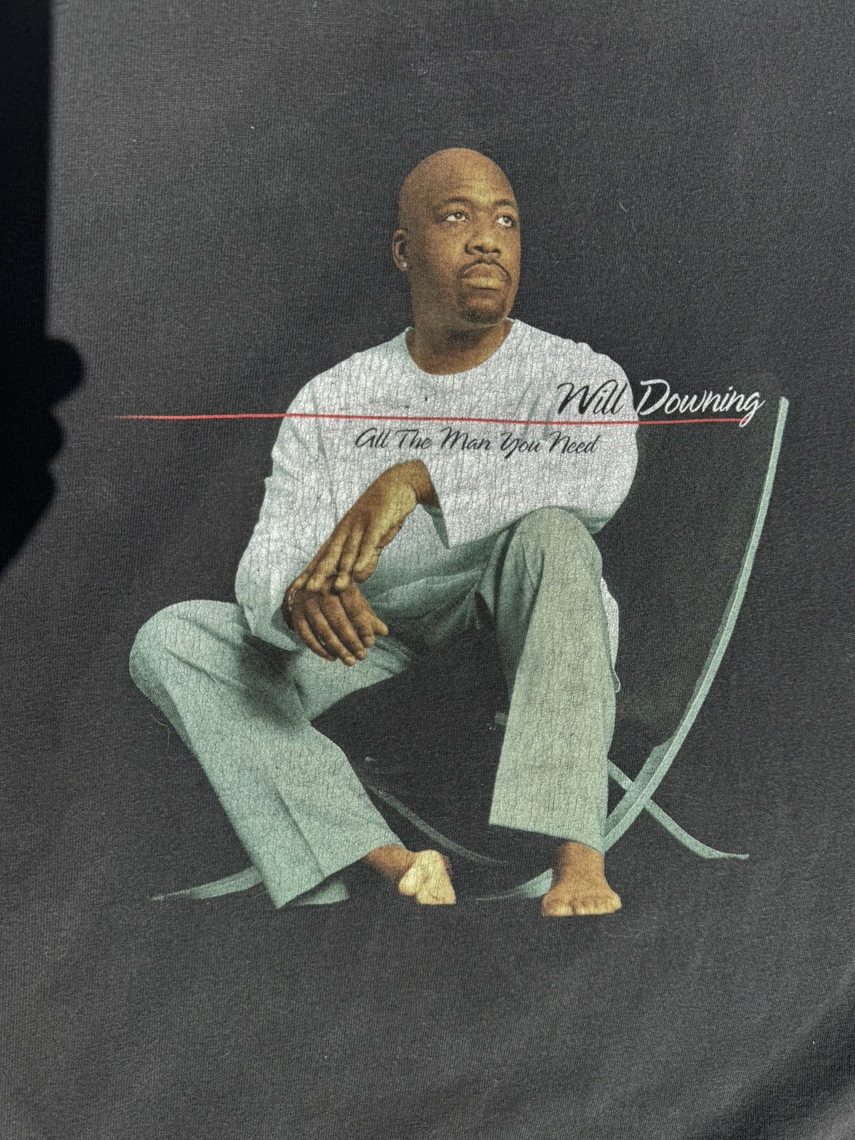 Rap Tees 1999 Will Downing Vintage 90’s RNB Rap Tee T-Shirt Size US XL / EU 56 / 4 - 7 Thumbnail
