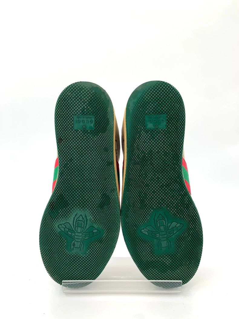 Gucci Gucci Size 36 Ebony leather GG enamel printed lace-up casua Size US 5 / EU 37 - 5 Thumbnail