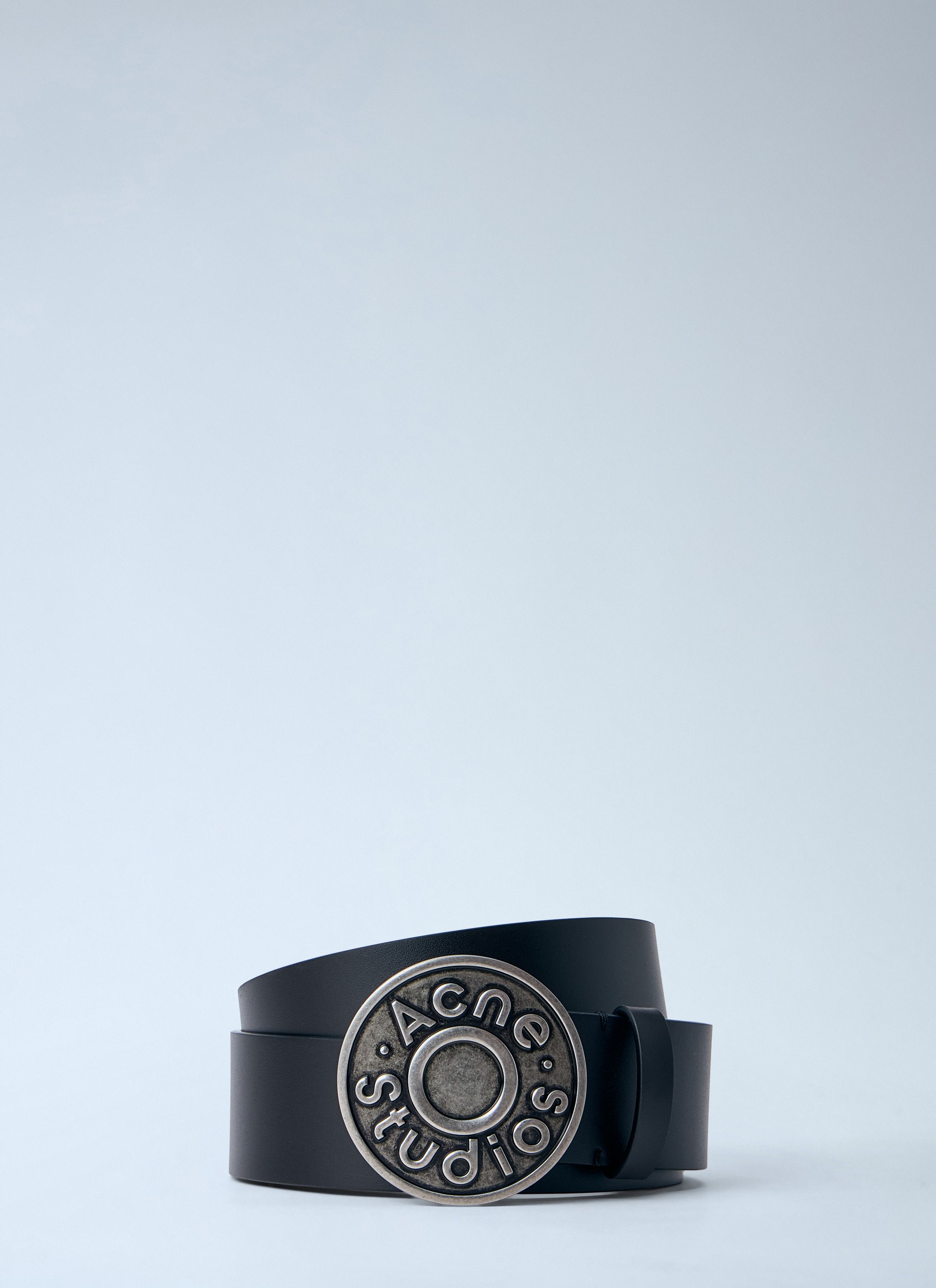 Acne Studios Logo Buckle Leather Belt Size ONE SIZE - 1 Thumbnail