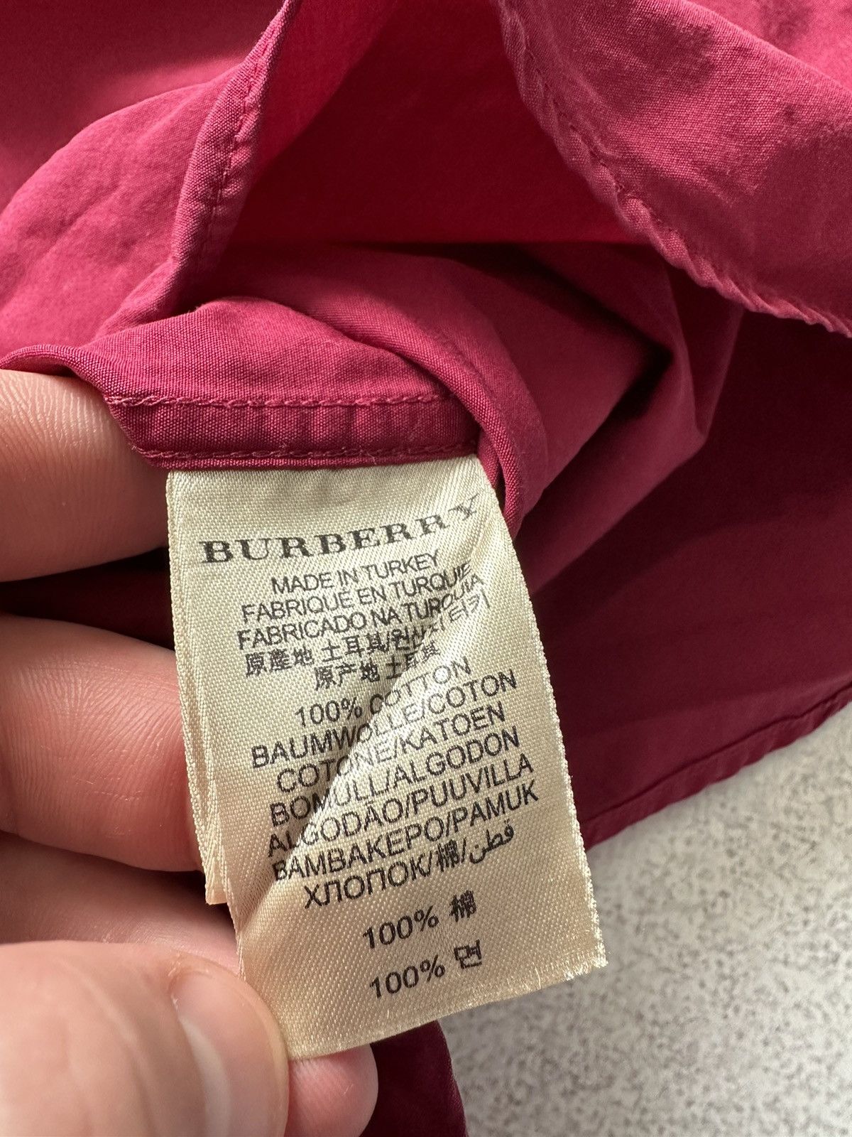 Burberry burberry brit shirt for men long sleeve size S Size US S / EU 44-46 / 1 - 11 Thumbnail