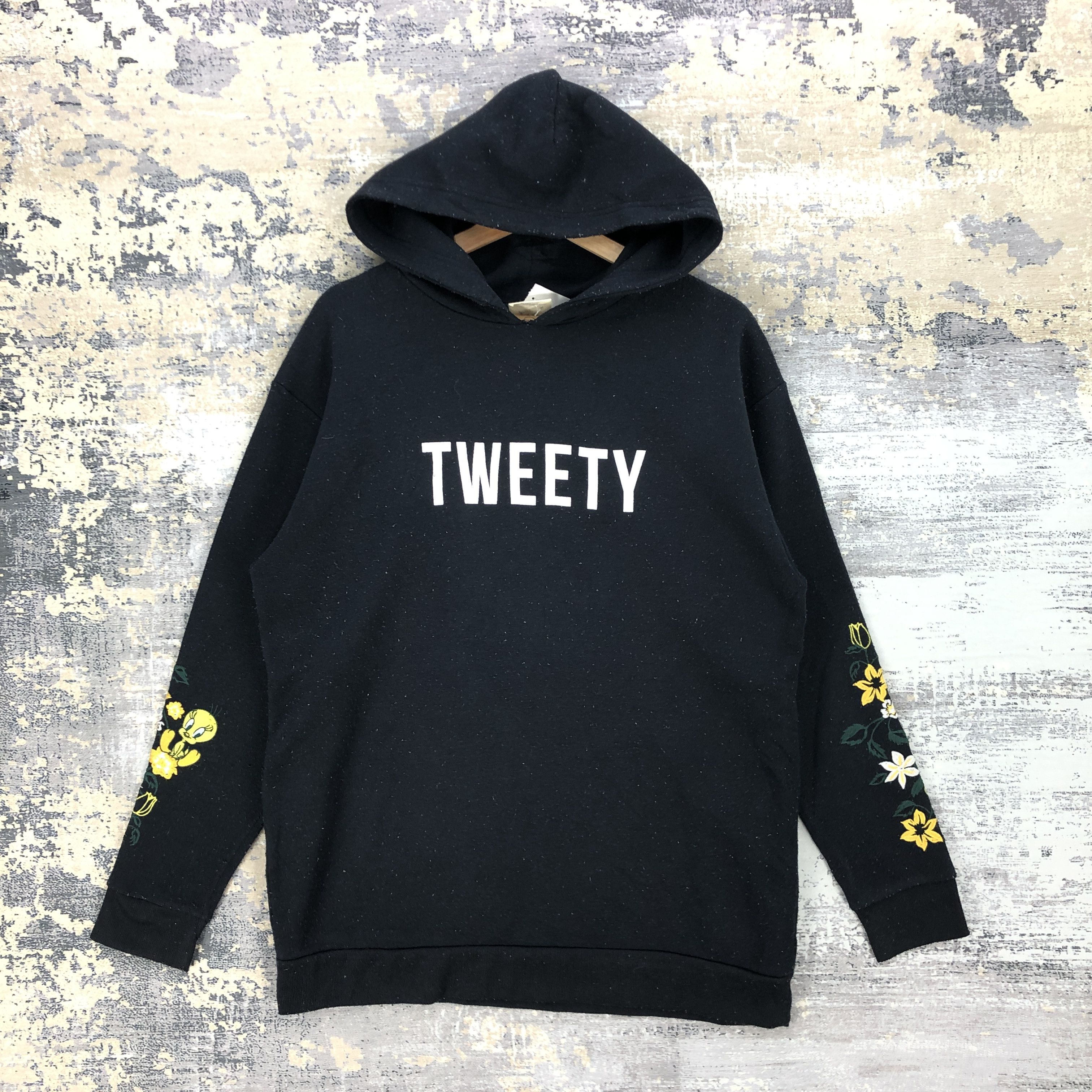Cartoon Network Y2K Looney Tunes Sweater Hoodie Tweety Sweatshirt Hooded Size US L / EU 52-54 / 3 - 2 Thumbnail