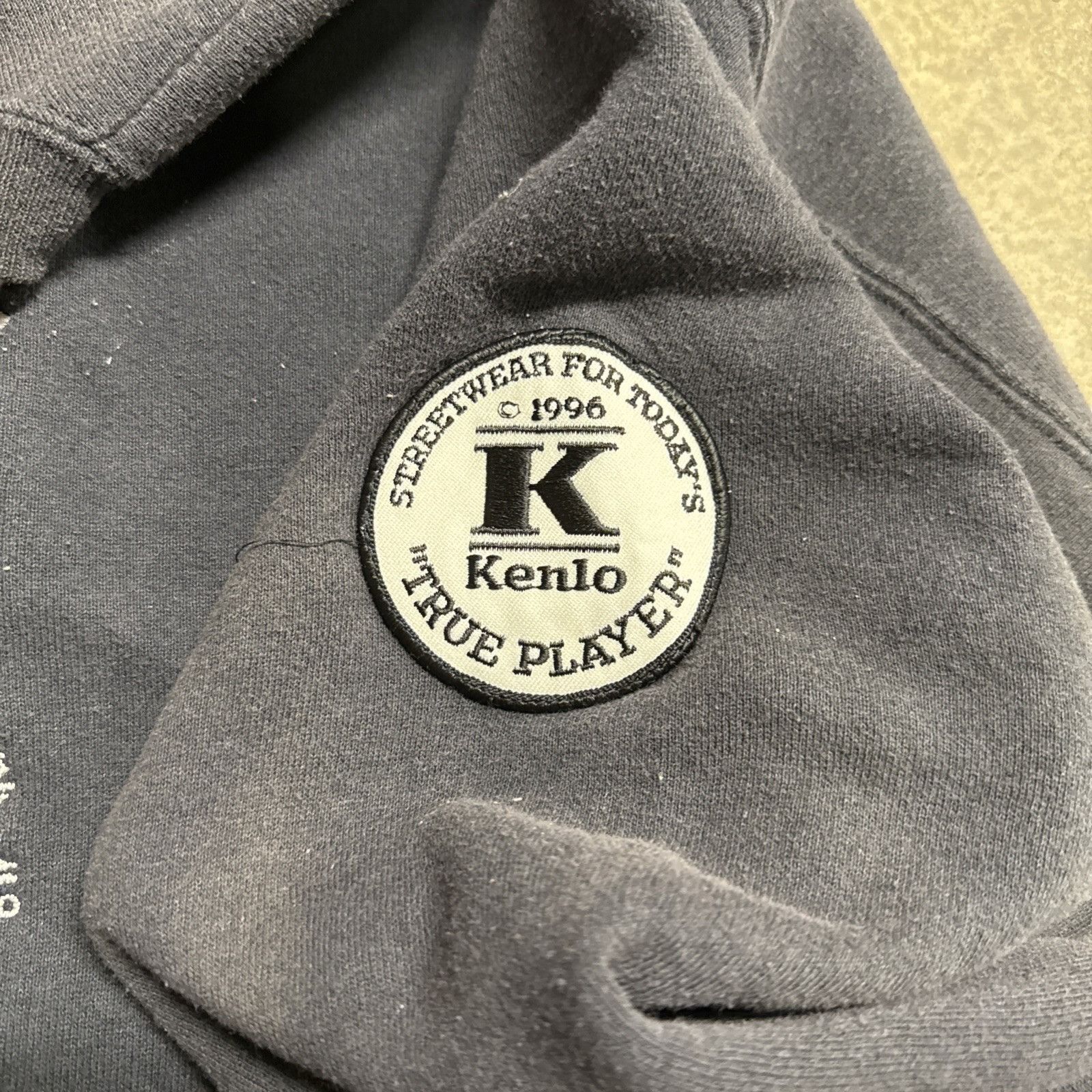 Rap Tees Vintage Rap Sweatshirt Mens 2XL Black 90s Karl Kani Kenlo Size US XXL / EU 58 / 5 - 4 Thumbnail