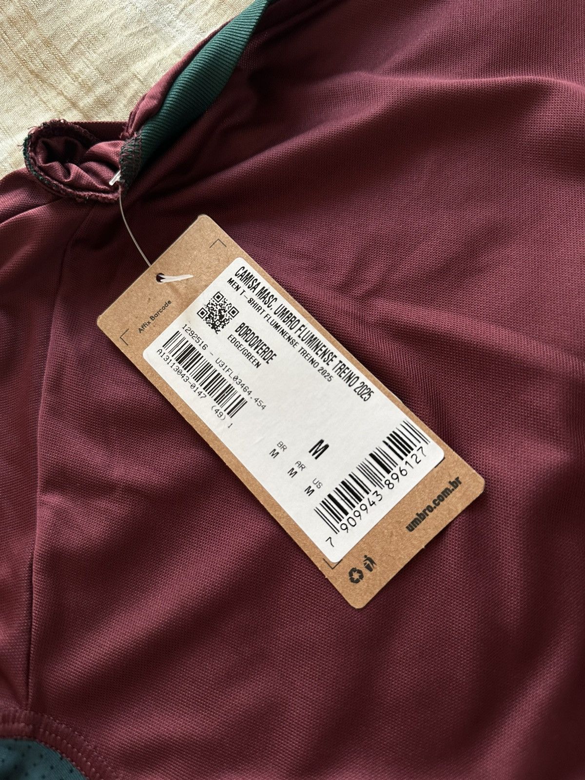 Umbro Fluminense football jersey Size US M / EU 48-50 / 2 - 6 Thumbnail