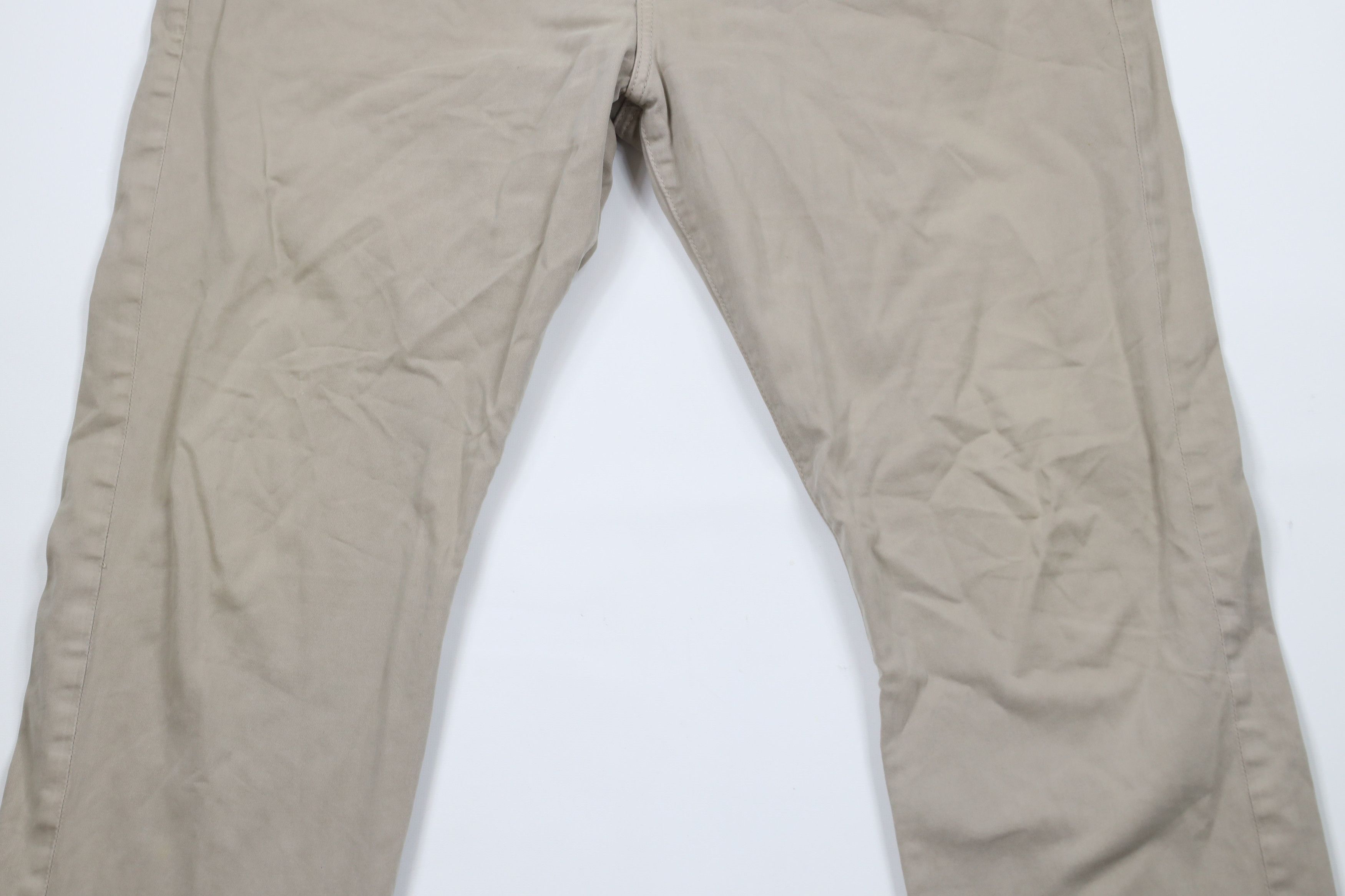 AG Adriano Goldschmied × Vintage Adriano Goldschmied The Graduate Tailored Leg Pants Beige Size US 36 / EU 52 - 3 Thumbnail