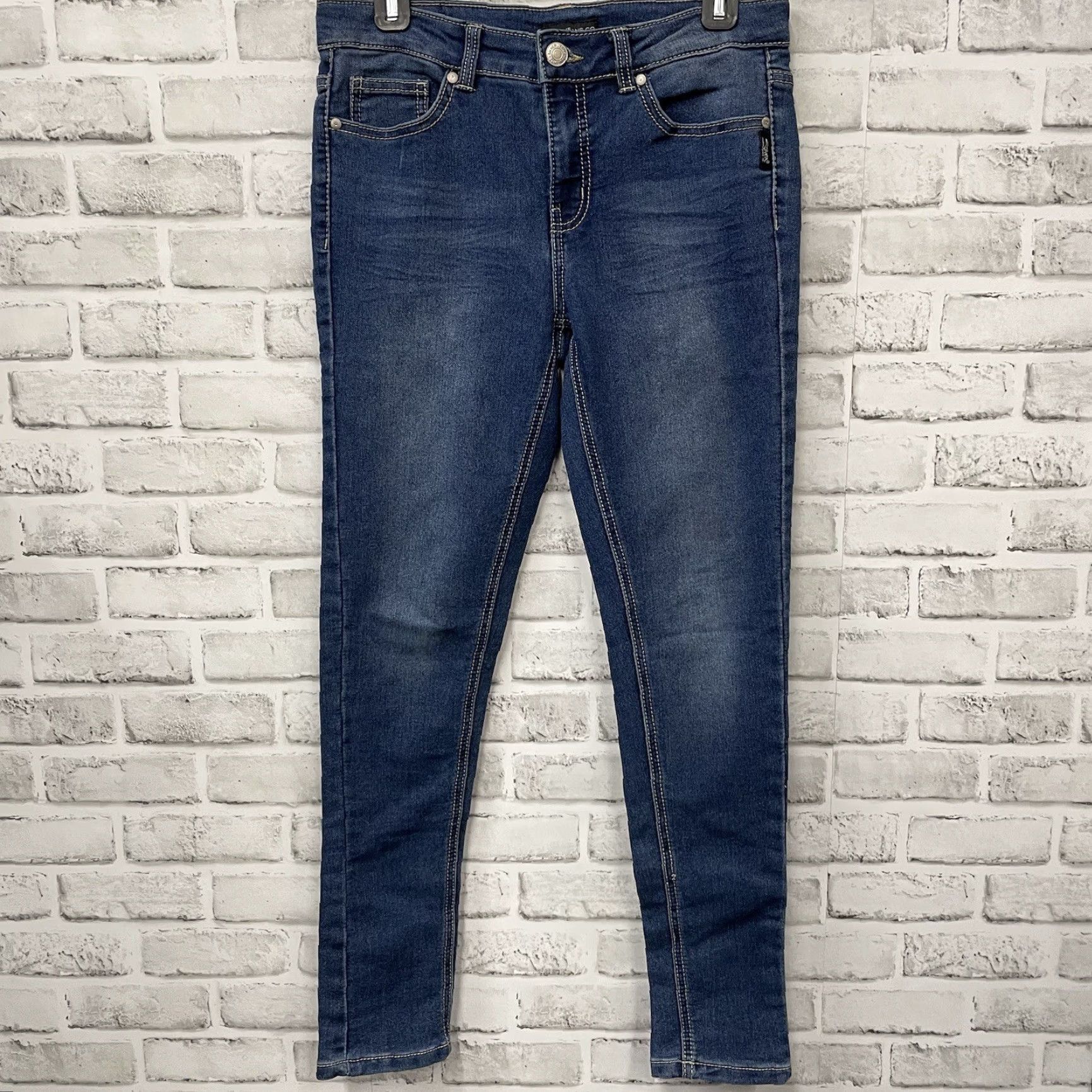 Silver Jeans Co. VINTAGE Silver Jeans Co. Jeans Womens Size 16 Regular Blue Straight 16 Moda Metal Theme Ladies Size 38" / US 16 / IT 52 - 2 Thumbnail