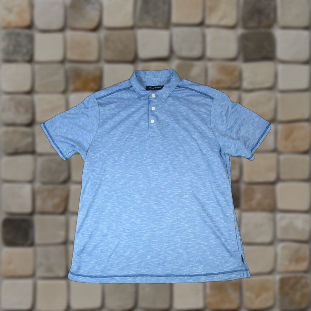 Tommy Bahama Tommy Bahama Polo Shirt Mens Large Blue Golf Size US L / EU 52-54 / 3 - 1 Thumbnail