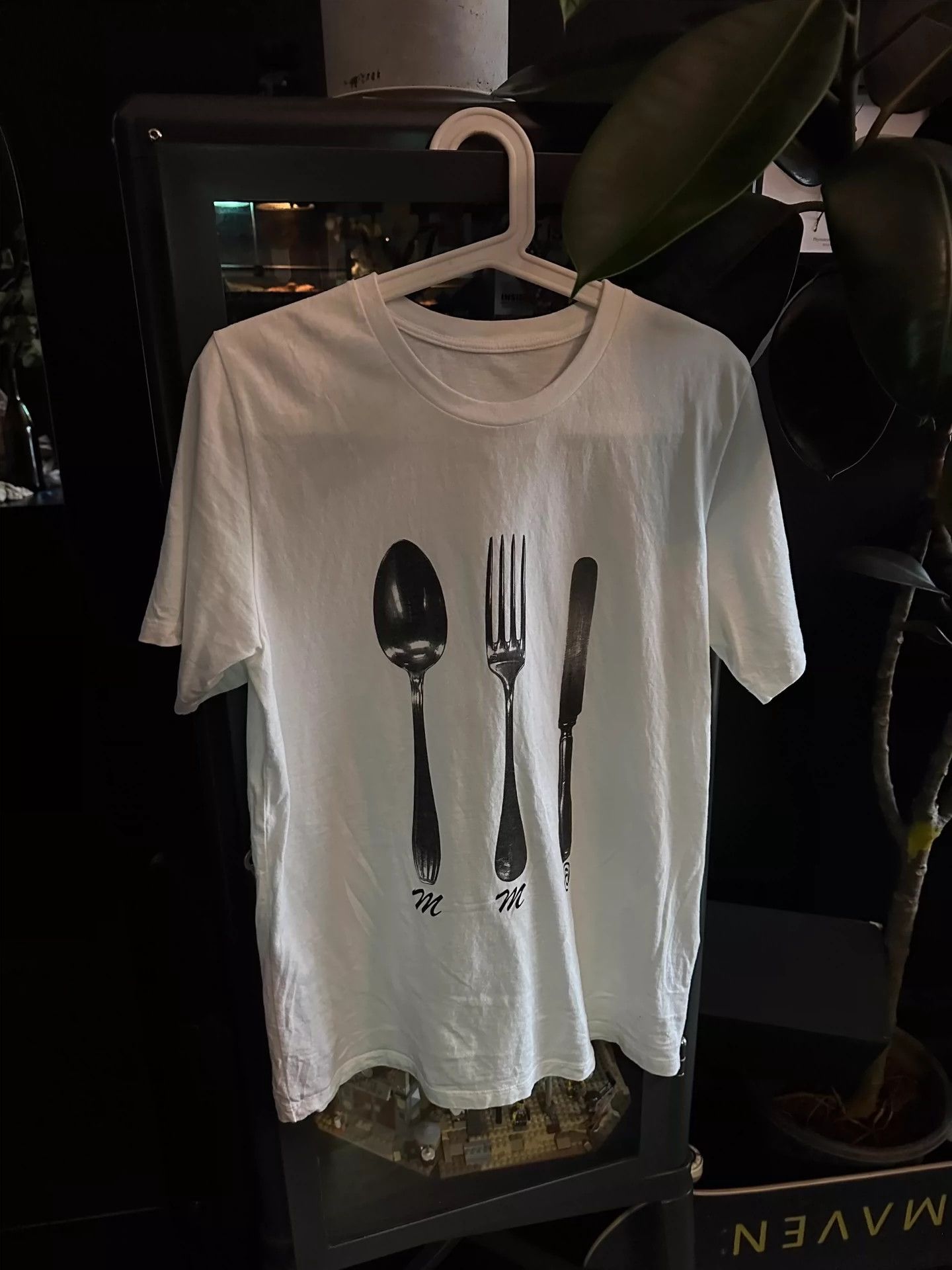 Maison Margiela MM6 Maison Margiela cutlery print short