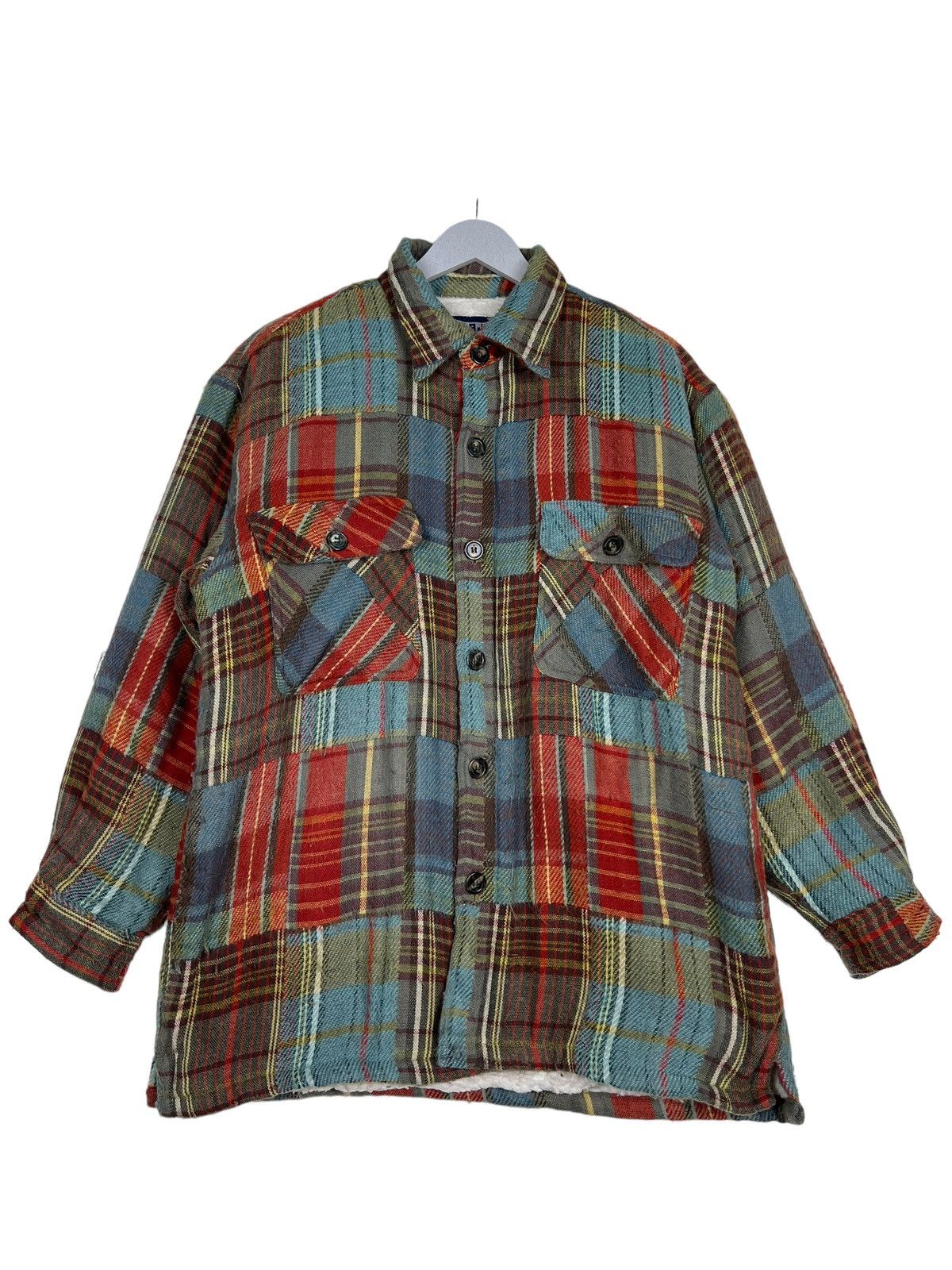 Japanese Brand 🔥 RARE VINTAGE CALAJA CASUAL LAND JAPAN PATCHWORK JACKET Size US M / EU 48-50 / 2 - 1 Thumbnail