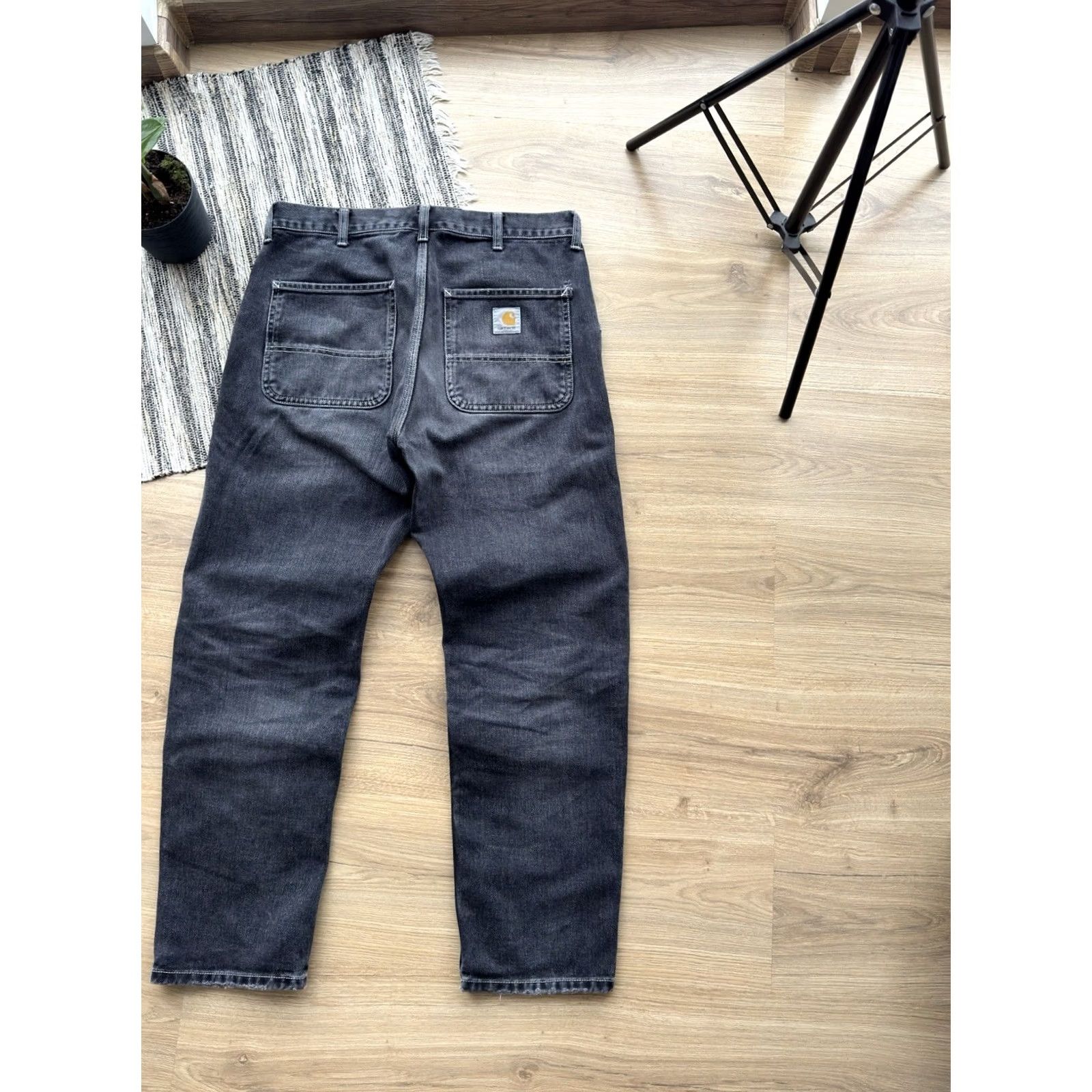 Carhartt Wip VINTAGE Carhartt WIP Penrod Pants Jeans Gray M Men 31 30in Inseam Cargo Pocket 90s Streetwear Logo Casual Denim Jeans Size US 31 - 3 Thumbnail