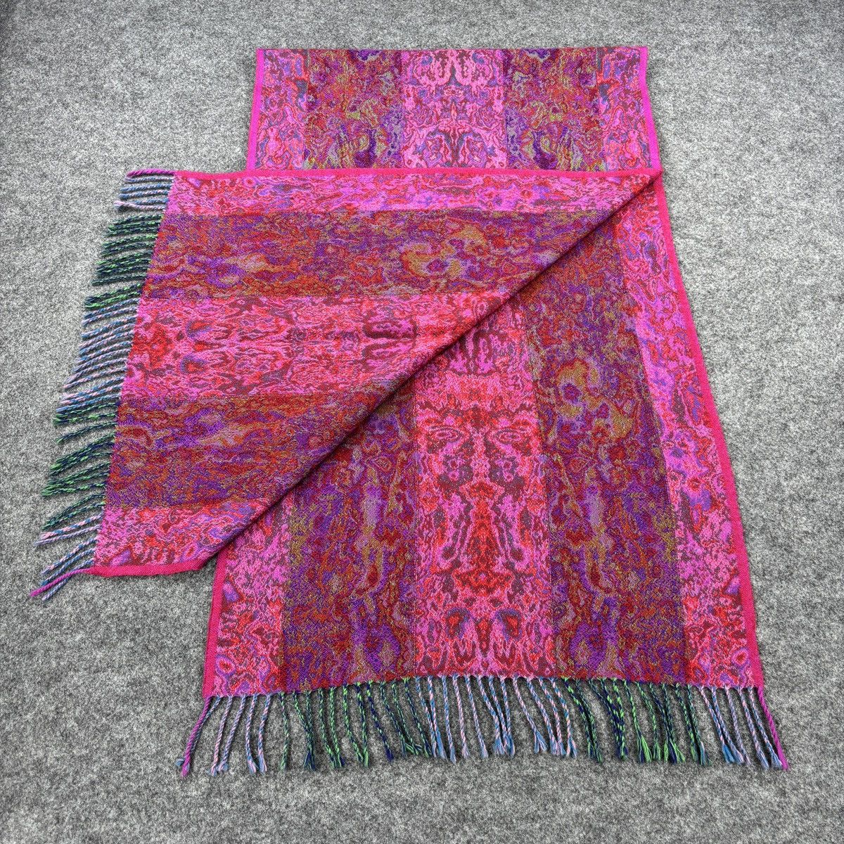 Kenzo × Vintage Kenzo Stole Scarf # D752 # Muffler # Neckwear Size ONE SIZE - 6 Thumbnail