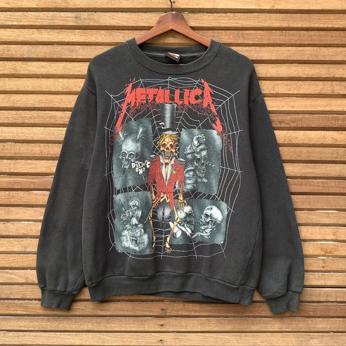 Vintage Bootleg Metallica Damage Inc Thailand Material