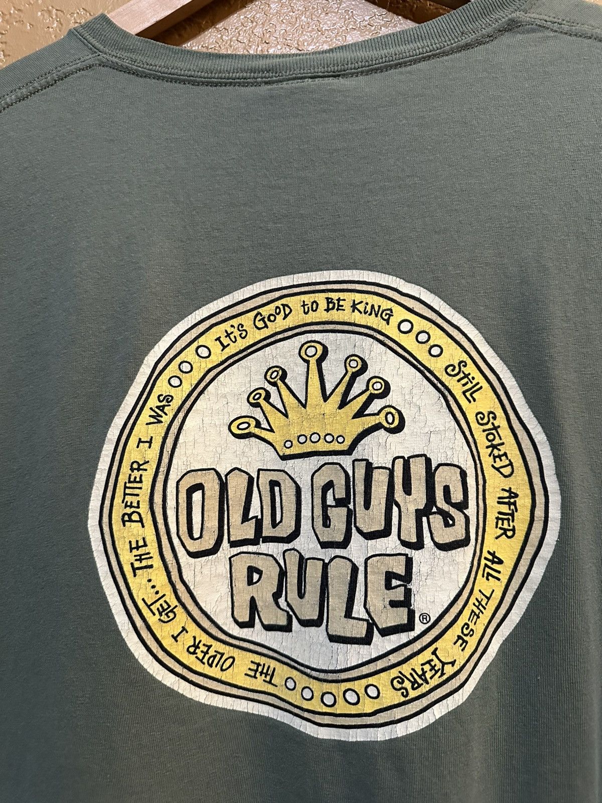 Vintage 📌 vintage Old Guys Rule Stussy tee skate Size US XXL / EU 58 / 5 - 2 Thumbnail