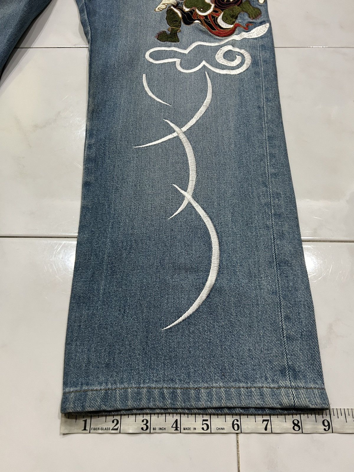 Japanese Brand Y2K Hisyouhakurei Wagara ‘Oni Sukajan’ Embroidery Size US 38 / EU 54 - 16 Thumbnail