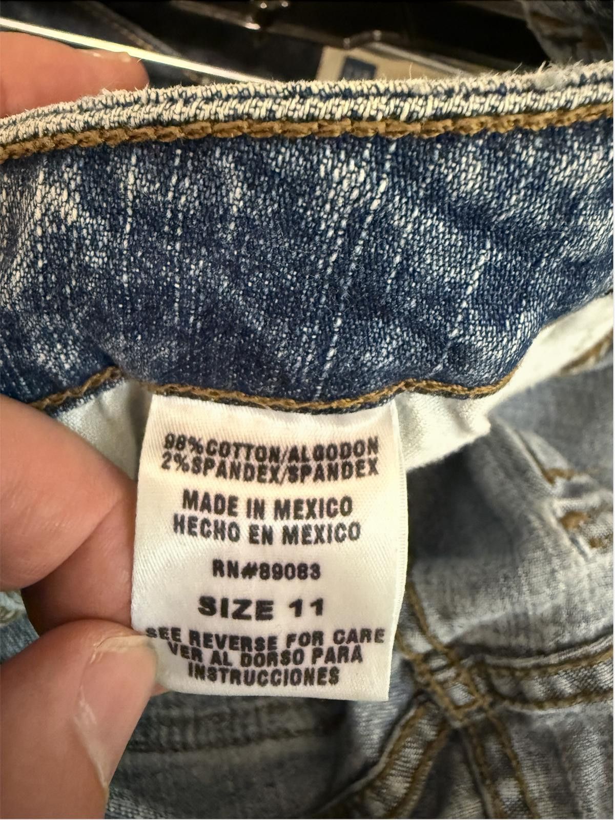 DKNY LEI Bootcut Jeans Size 11 Made in Mexico Size 30" / US 8 / IT 44 - 4 Thumbnail