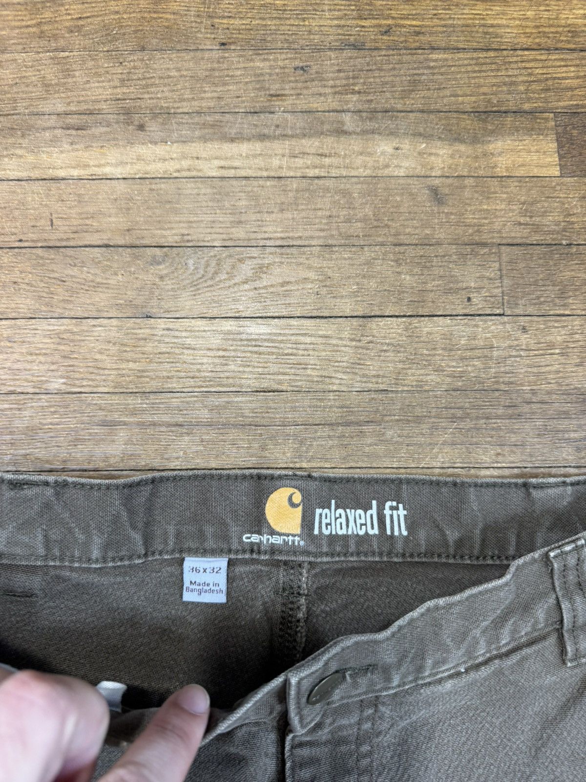 Carhartt Vintage Carhartt Grey Pants 36 x 34 Size US 36 / EU 52 - 4 Thumbnail