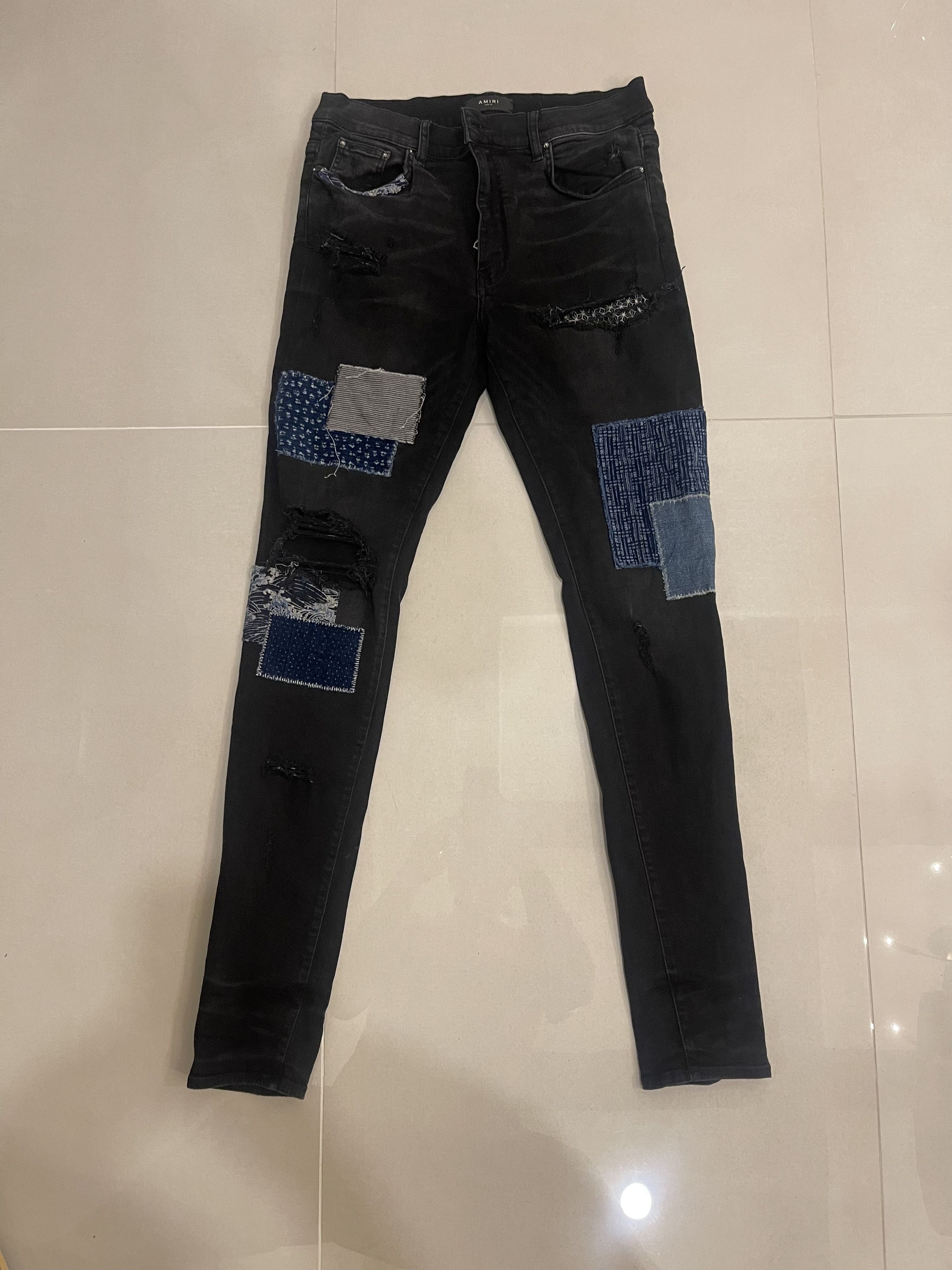 Amiri Amiri Japanese patch work Size US 36 / EU 52 - 1 Thumbnail