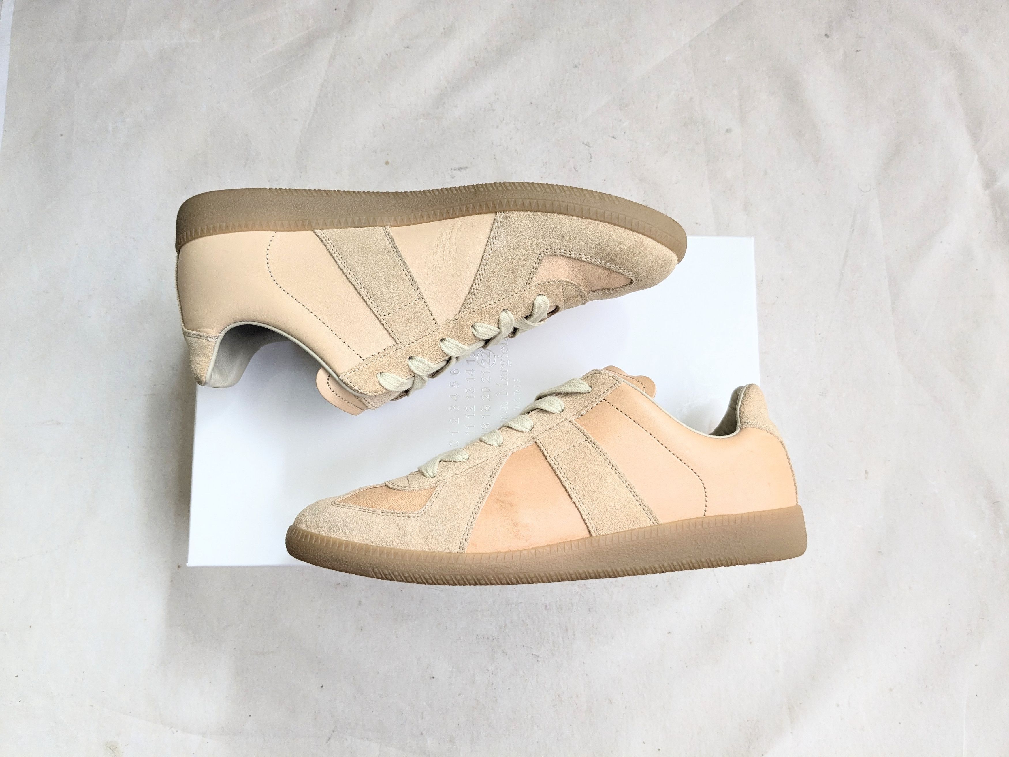 Maison Margiela Maison Margiela GAT Replica Brown 8 41 Low Top Suede Size US 8 / EU 41 - 1 Thumbnail