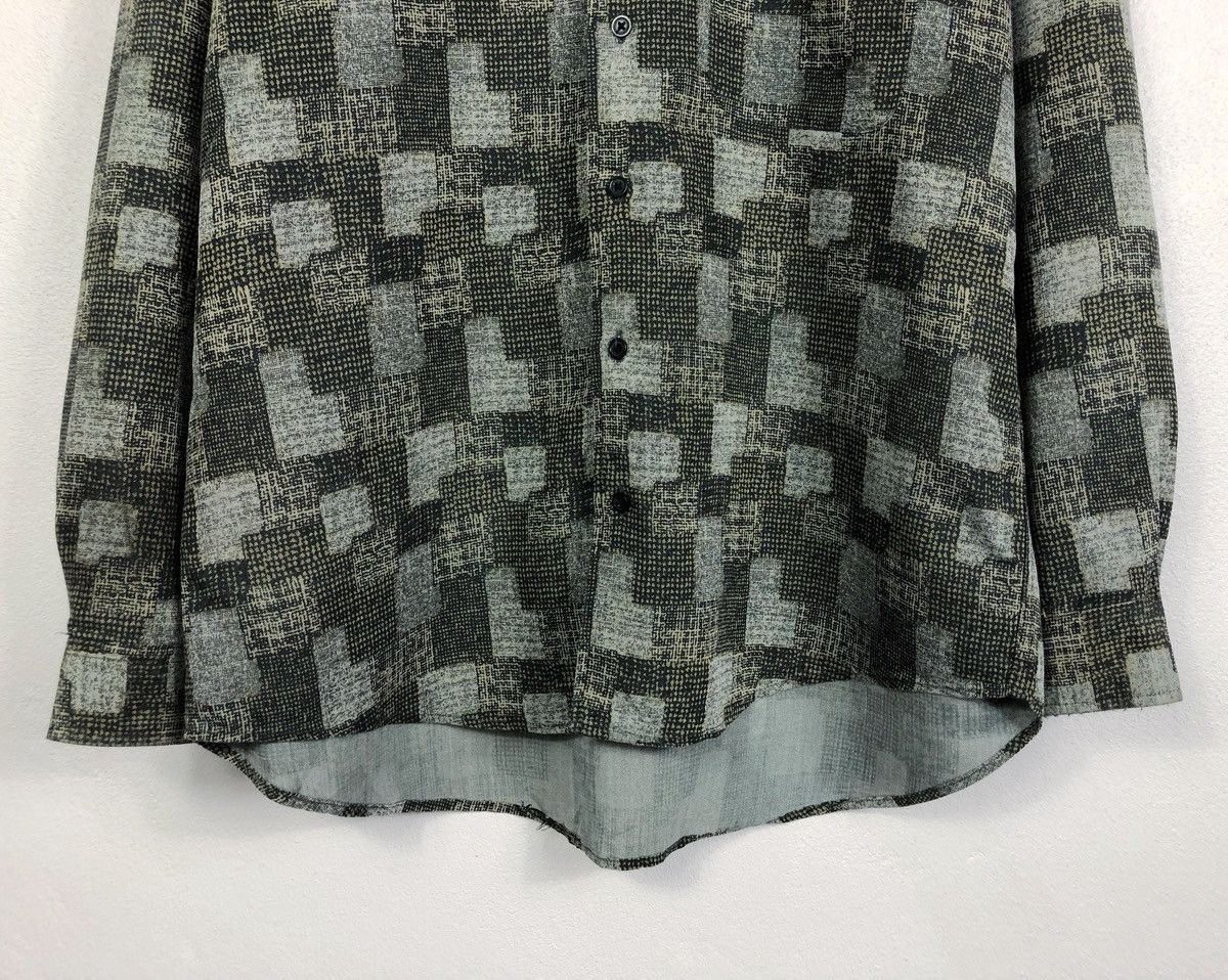Gianni Valentino × Valentino × Vintage Vintage Gianni Valentino Italy Button Ups Shirt Nice Design Size US XL / EU 56 / 4 - 4 Thumbnail