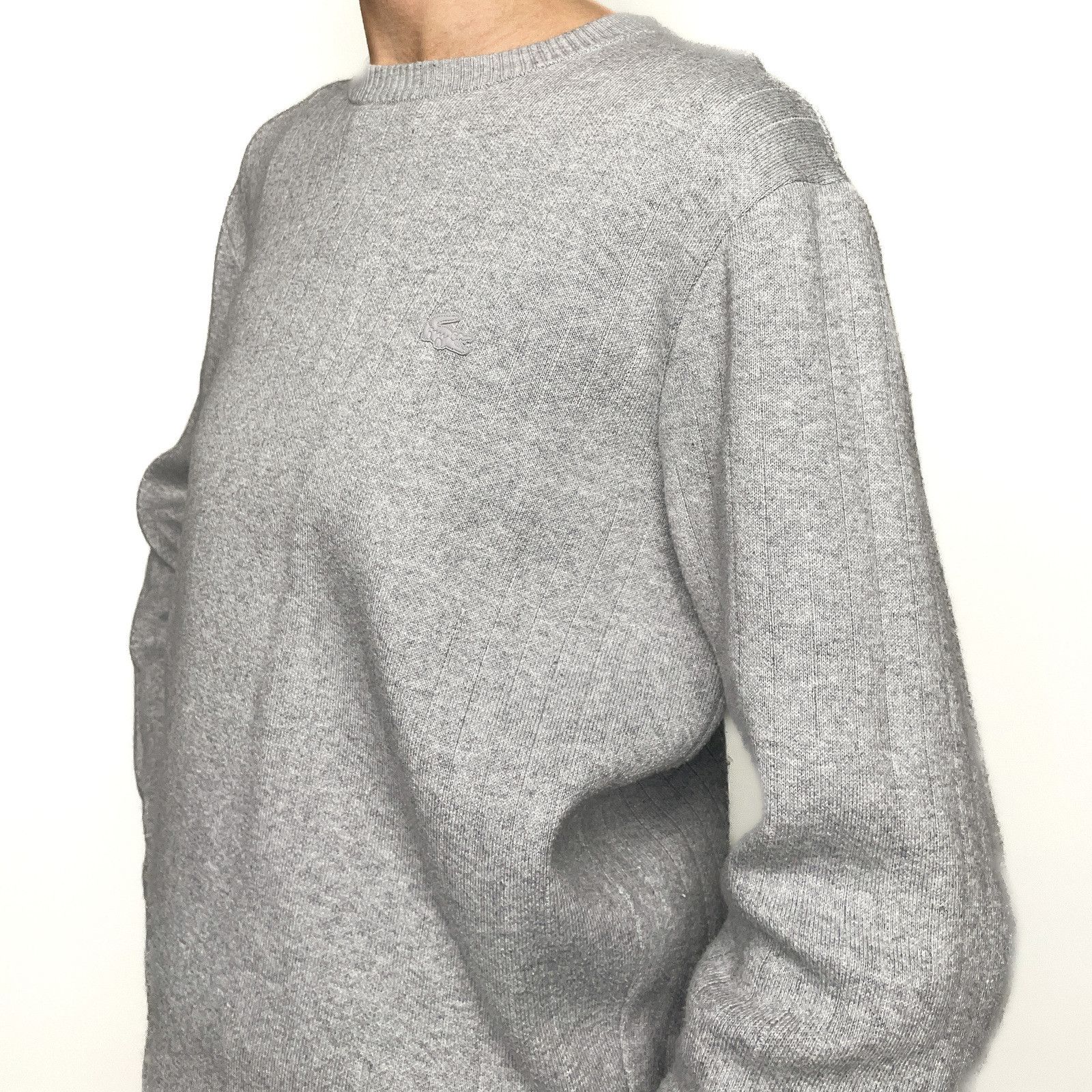 Lacoste Grey Sweater Size M / US 6-8 / IT 42-44 - 2 Thumbnail