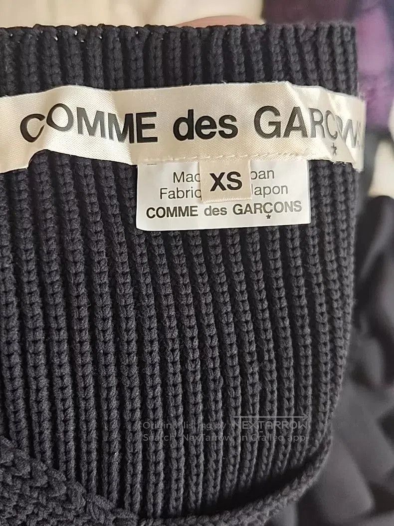 Comme des Garcons Comme des Garçons Ruffled Black Sweater . Size US M / EU 48-50 / 2 - 3 Thumbnail