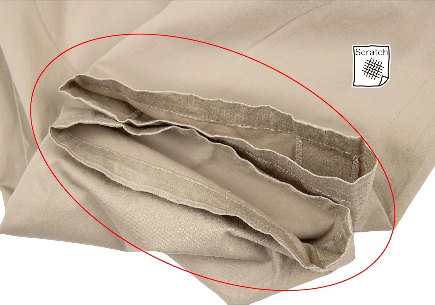 Issey Miyake Stretch Cotton Tapered Pants in Beige Size US 32 / EU 48 - 12 Thumbnail