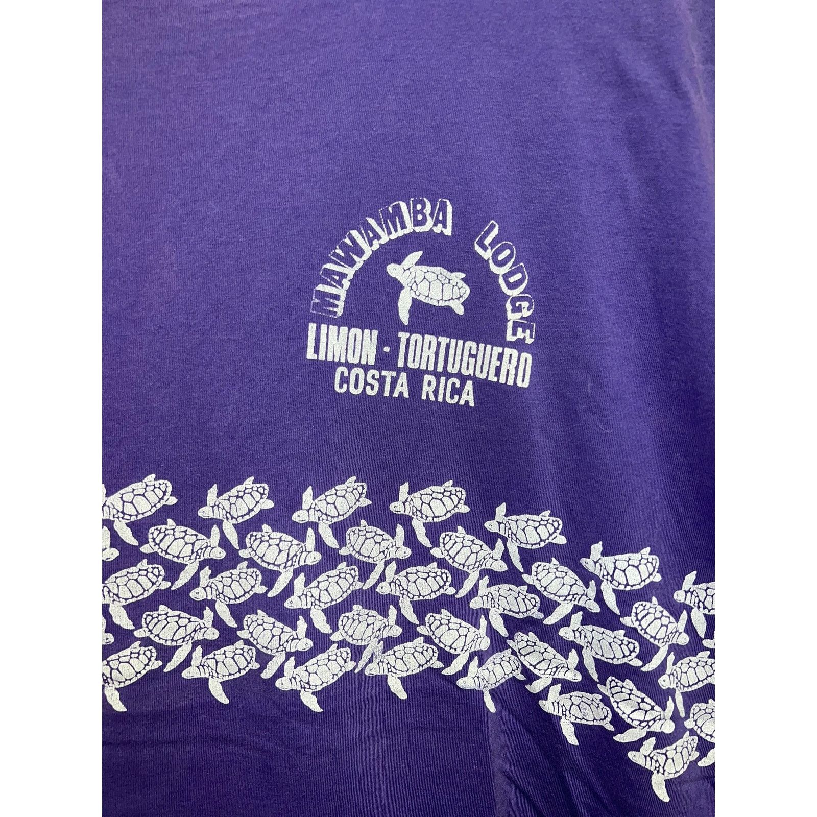 Vintage Vintage Turtle Shirt Mawamba Lodge Costa Torteguero Wrap X Size US XL / EU 56 / 4 - 2 Thumbnail