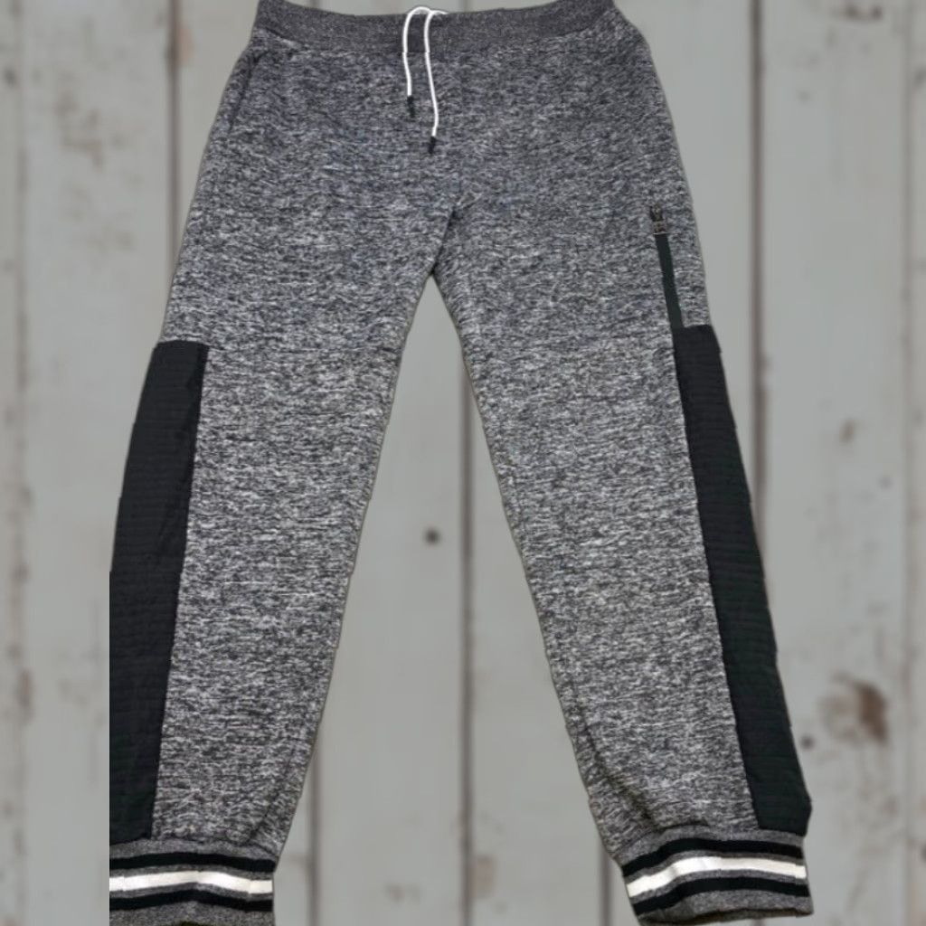 Vintage VINTAGE Red Ape Sweatpants Mens 3XL Black Gray Heather Fleece Drawstring Pockets Size US 40 / EU 56 - 1 Thumbnail
