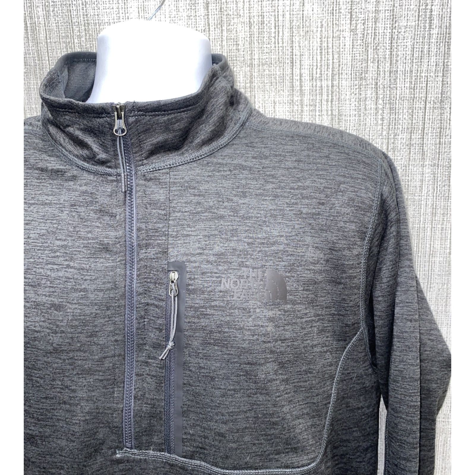 The North Face The North Face Mens Gray Polyester 1/2 Zip Pullover Jacket Size L Size US L / EU 52-54 / 3 - 2 Thumbnail