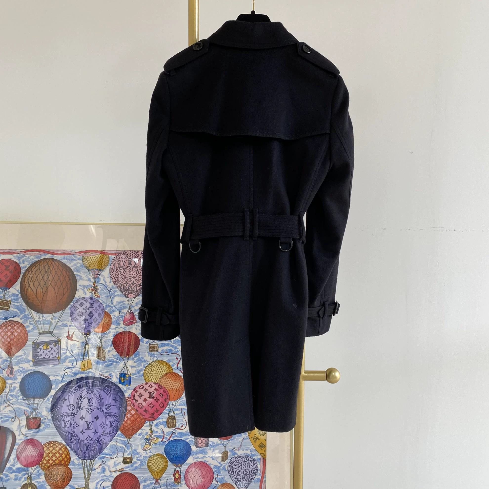 Burberry Burberry Black Coat UK10 Size M / US 6-8 / IT 42-44 - 2 Thumbnail