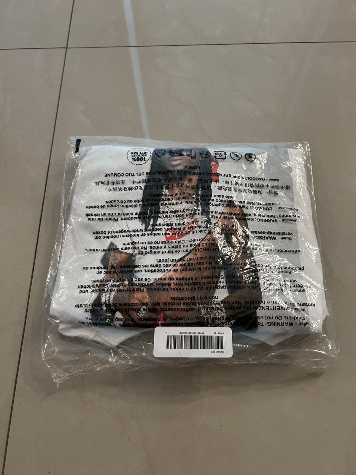 Supreme Playboi Carti Photo Tee white