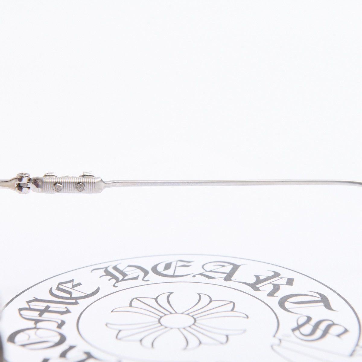 Chrome Hearts CHROME HEARTS FLUID BRUSHED SILVER GLASSES Size ONE SIZE - 4 Thumbnail