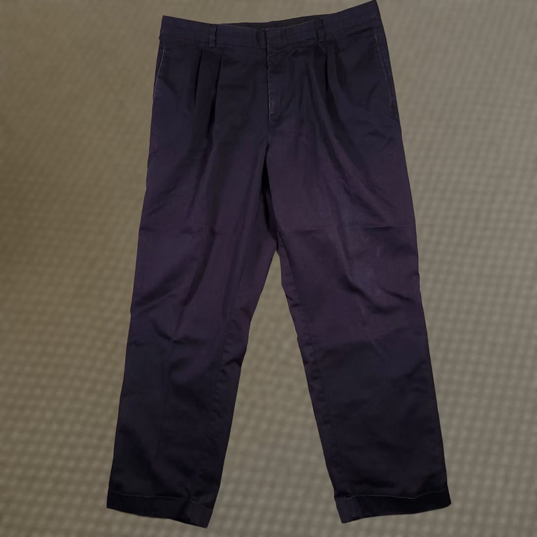 Dockers DOCKERS Pants Mens 38x32 Blue Pleated Stain Defender Straight Leg Cuffed 90s Size US 38 / EU 54 - 1 Thumbnail