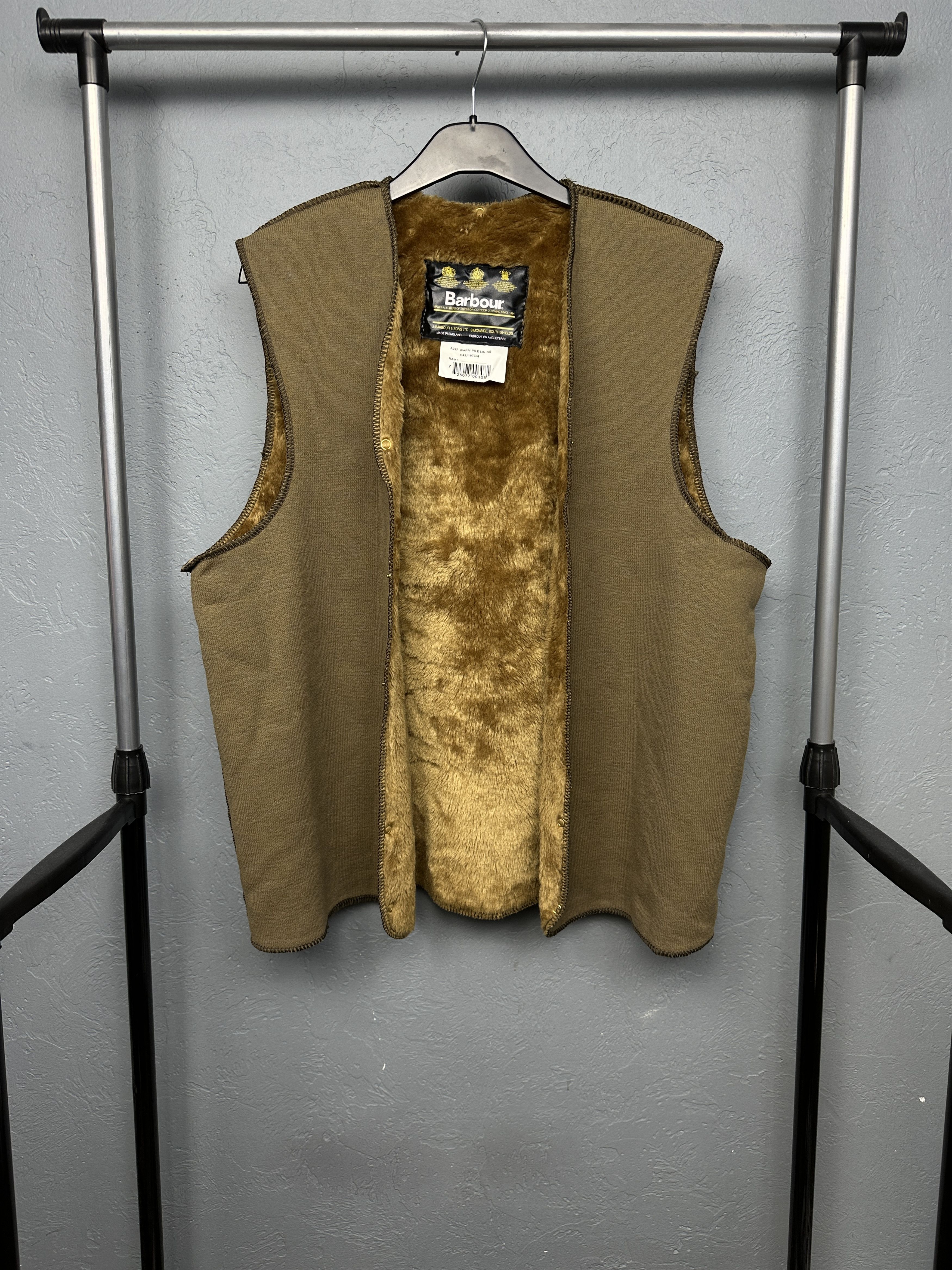 Barbour Barbour Vintage Mens Vest Warm Pile Lining Size US L / EU 52-54 / 3 - 1 Thumbnail