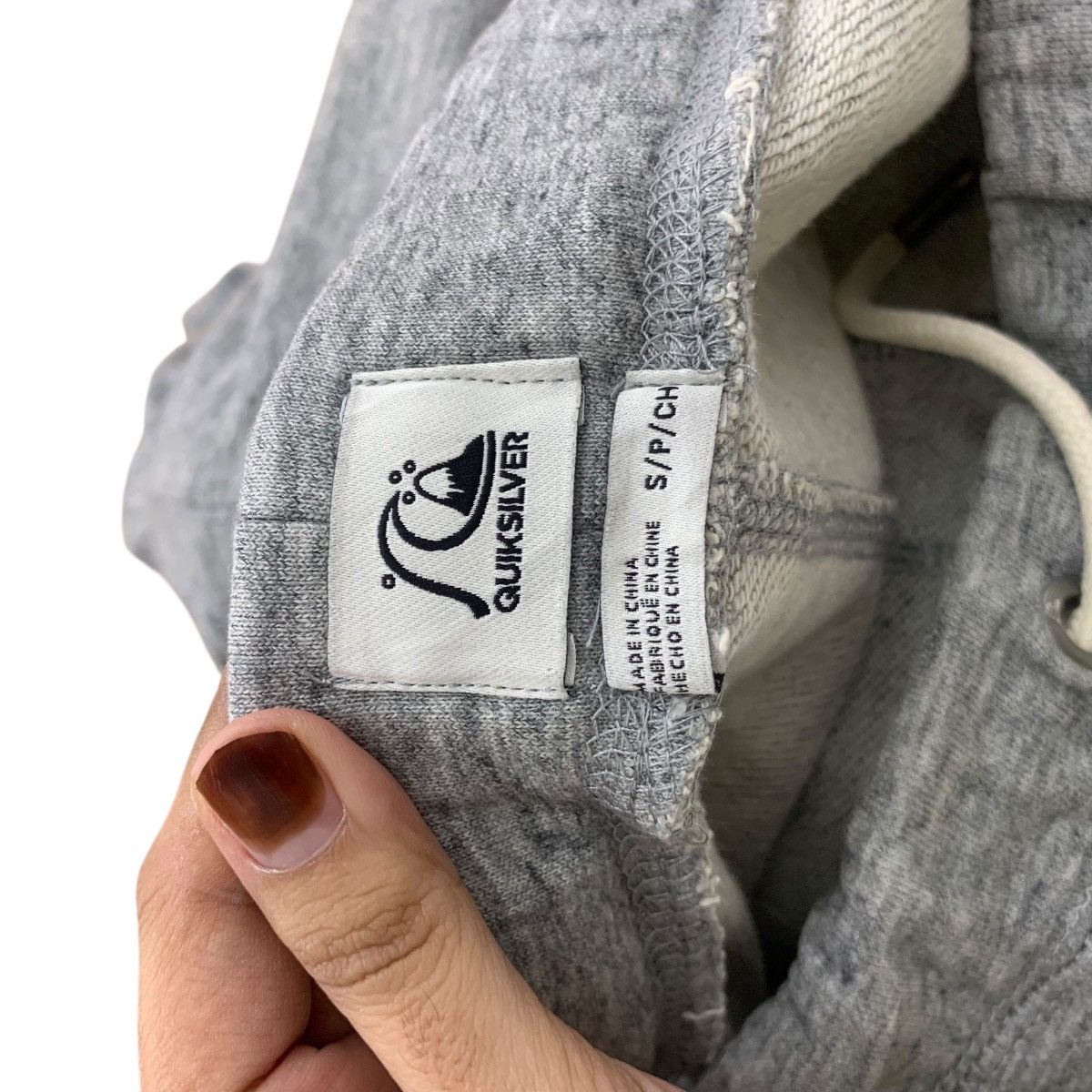 Quiksilver QUIKSILVER SURF Minimalist Design Gray Jogger Pant Size 36" / US 14 / IT 50 - 8 Thumbnail