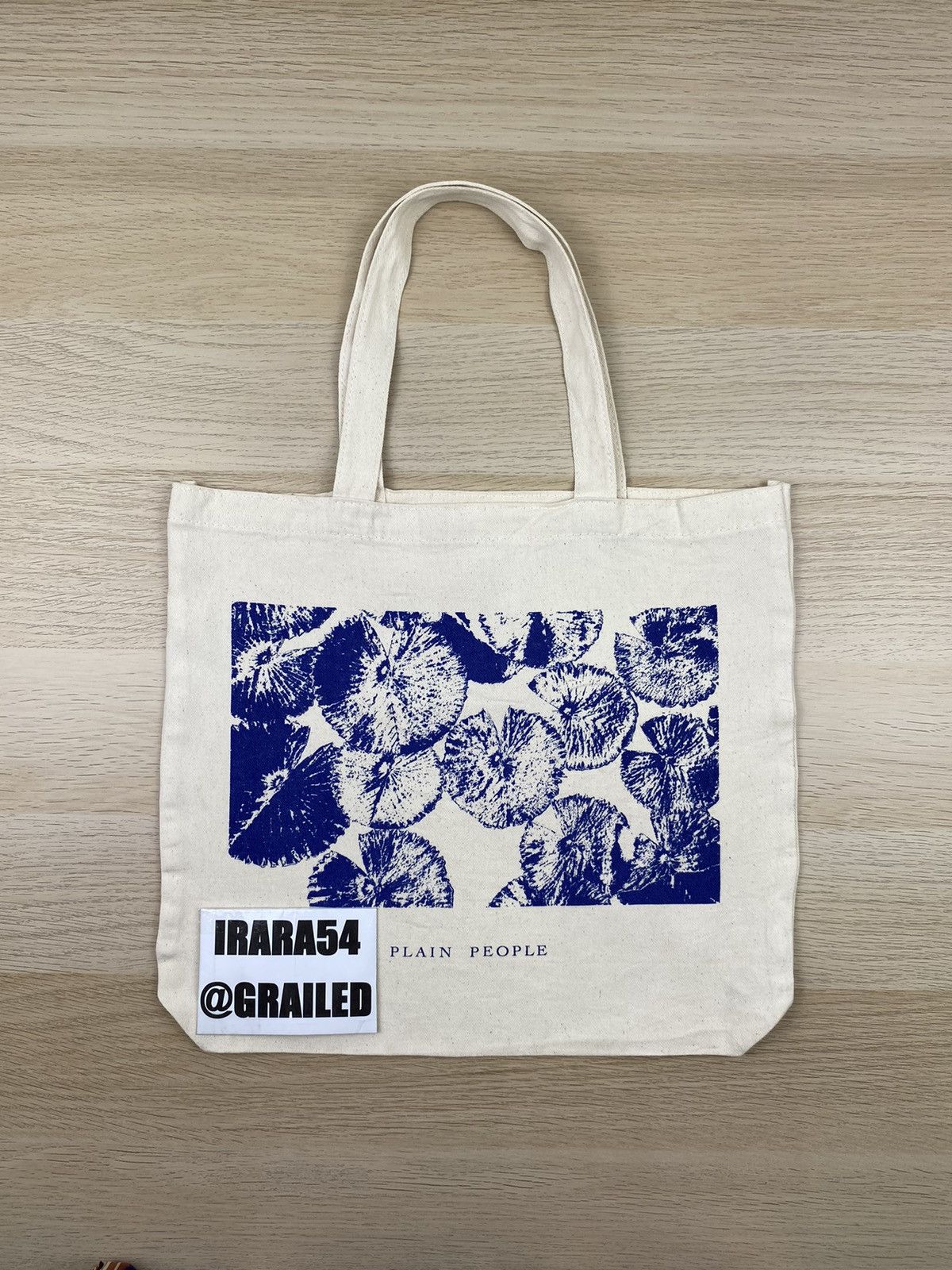 Vintage Plain People Totebag B053 Size ONE SIZE - 5 Thumbnail