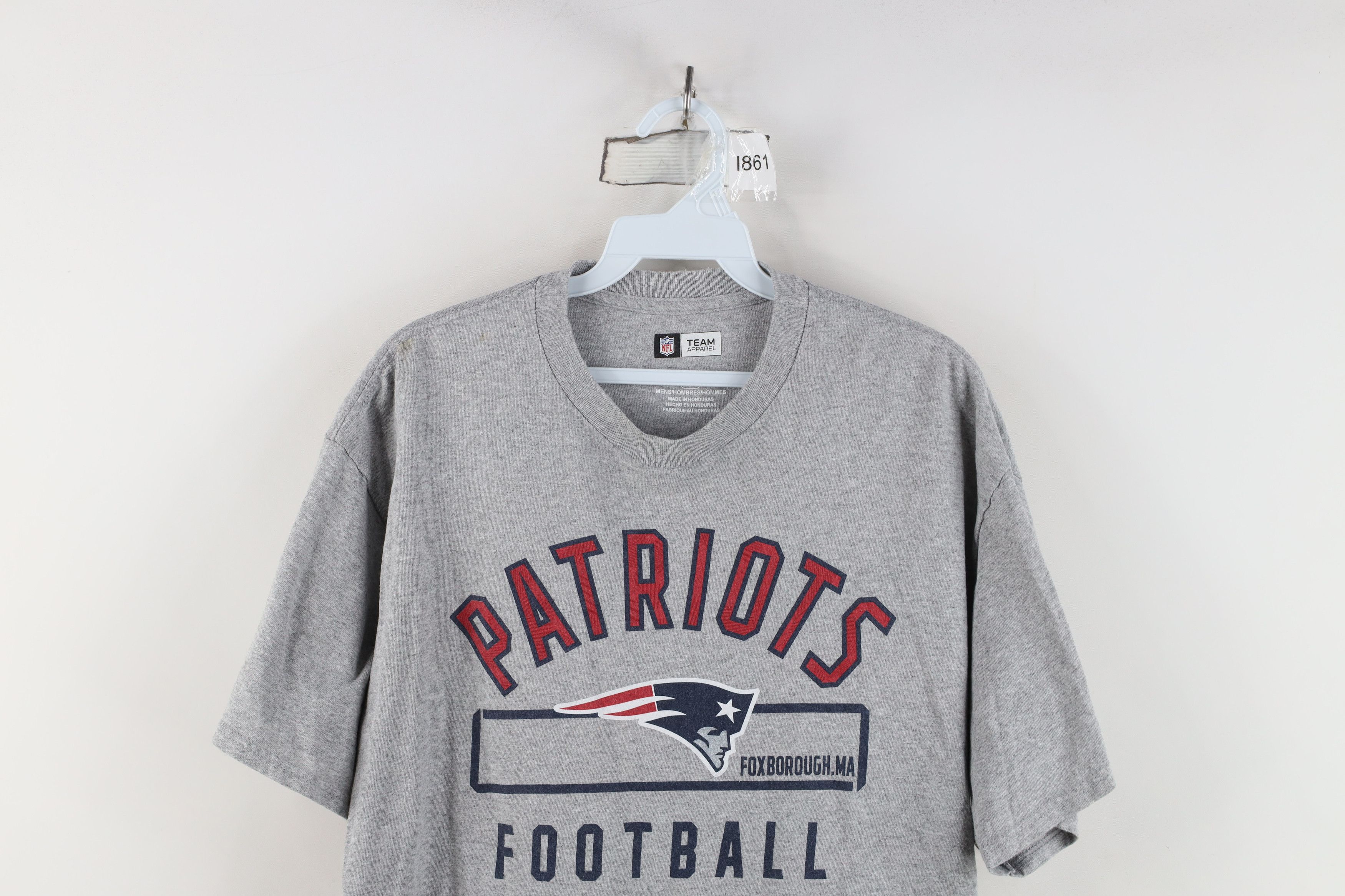 Vintage Vintage Y2K NFL New England Patriots Football T-Shirt Gray Size US L / EU 52-54 / 3 - 2 Thumbnail