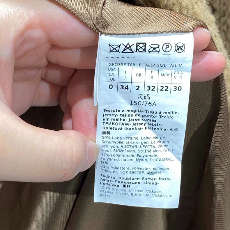 Max Mara Max Mara Camel Teddy Long Coat Size S / US 4 / IT 40 - 4 Thumbnail