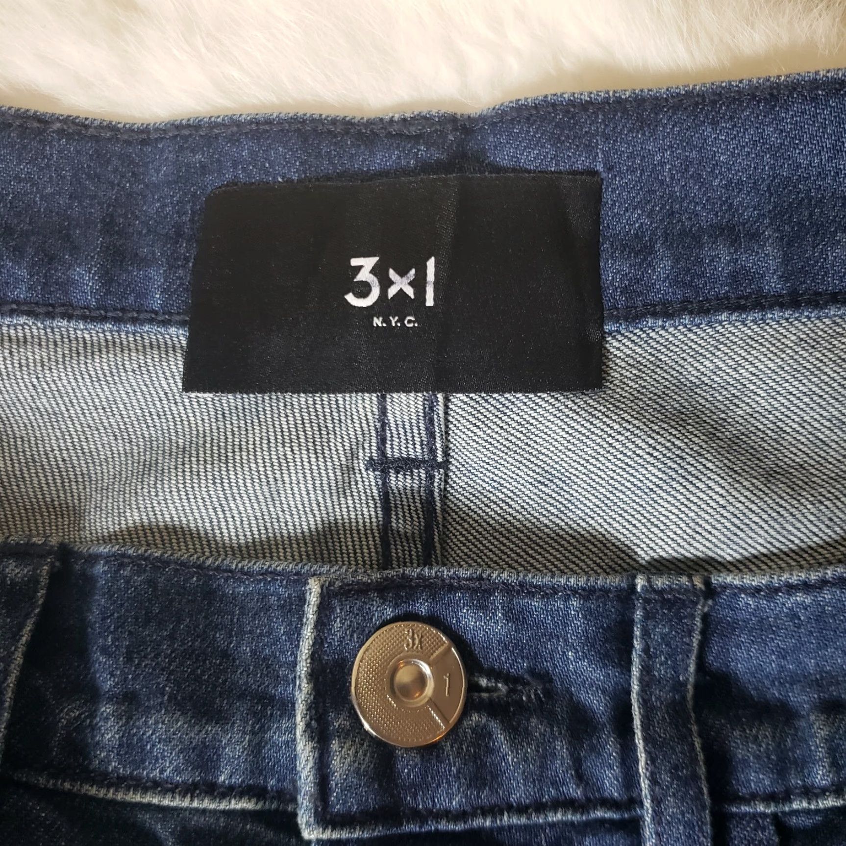 3x1 3x1 W3 Authentic High-Rise Straight-Leg Cropped Jeans-Size 28 Size 28" / US 6 / IT 42 - 4 Thumbnail