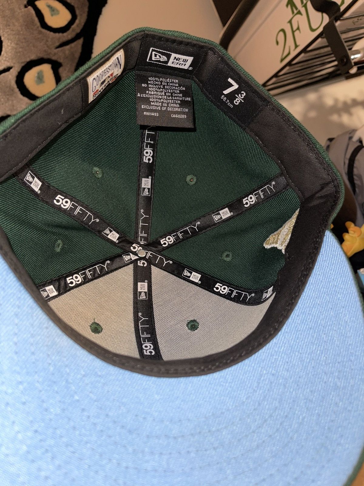 Hat Club × MyFitteds × New Era 7 3/8 Hat Club Wintergreen Chicago White Sox Icy Blue UV Size 38 - 13 Thumbnail
